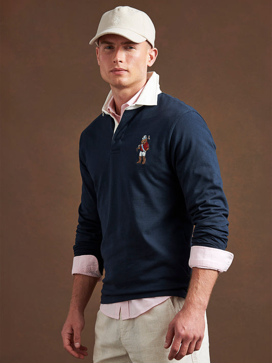 Mens Chuck Rugby in Dark Sapphire Navy