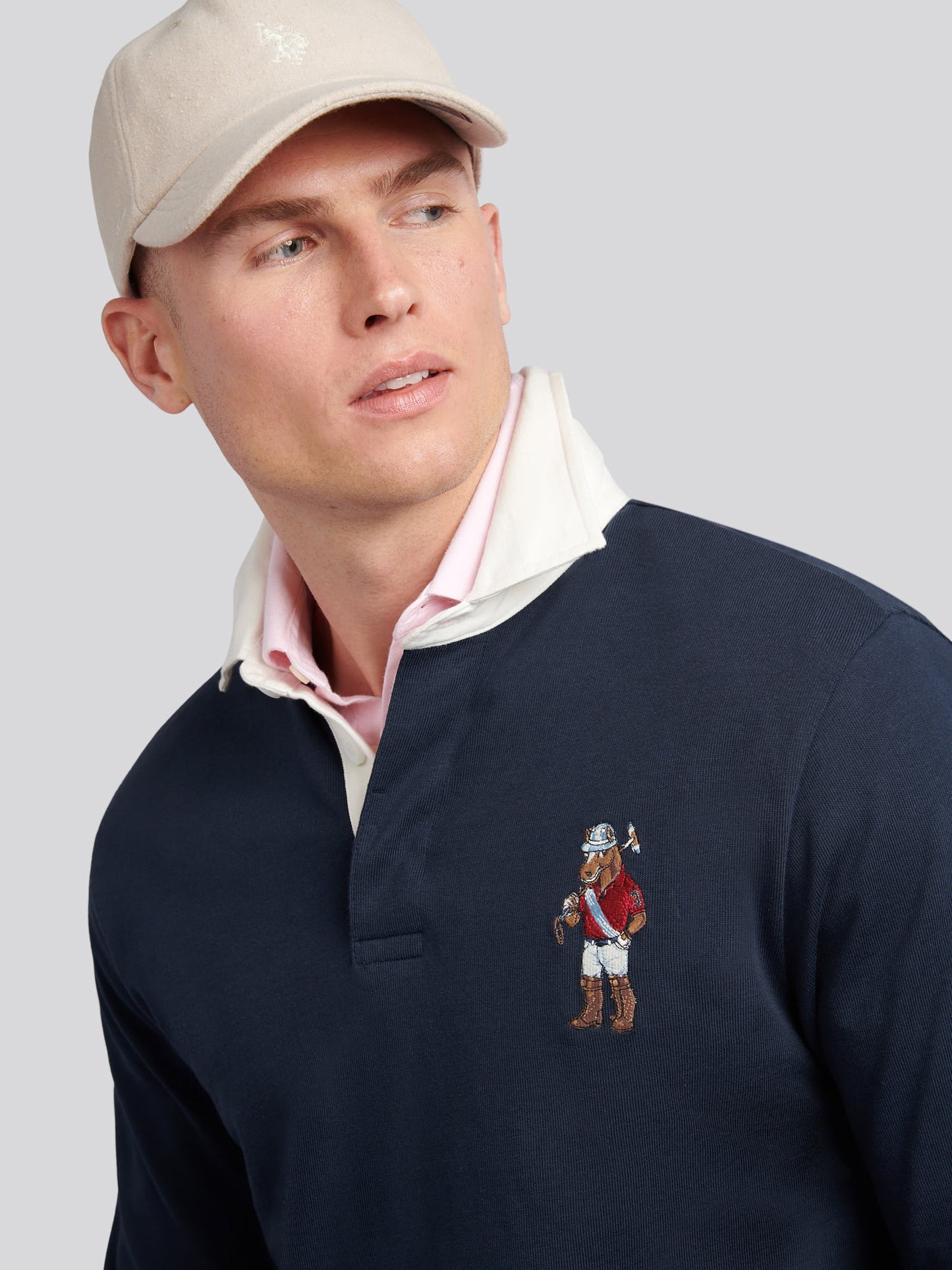 Mens Chuck Rugby in Dark Sapphire Navy