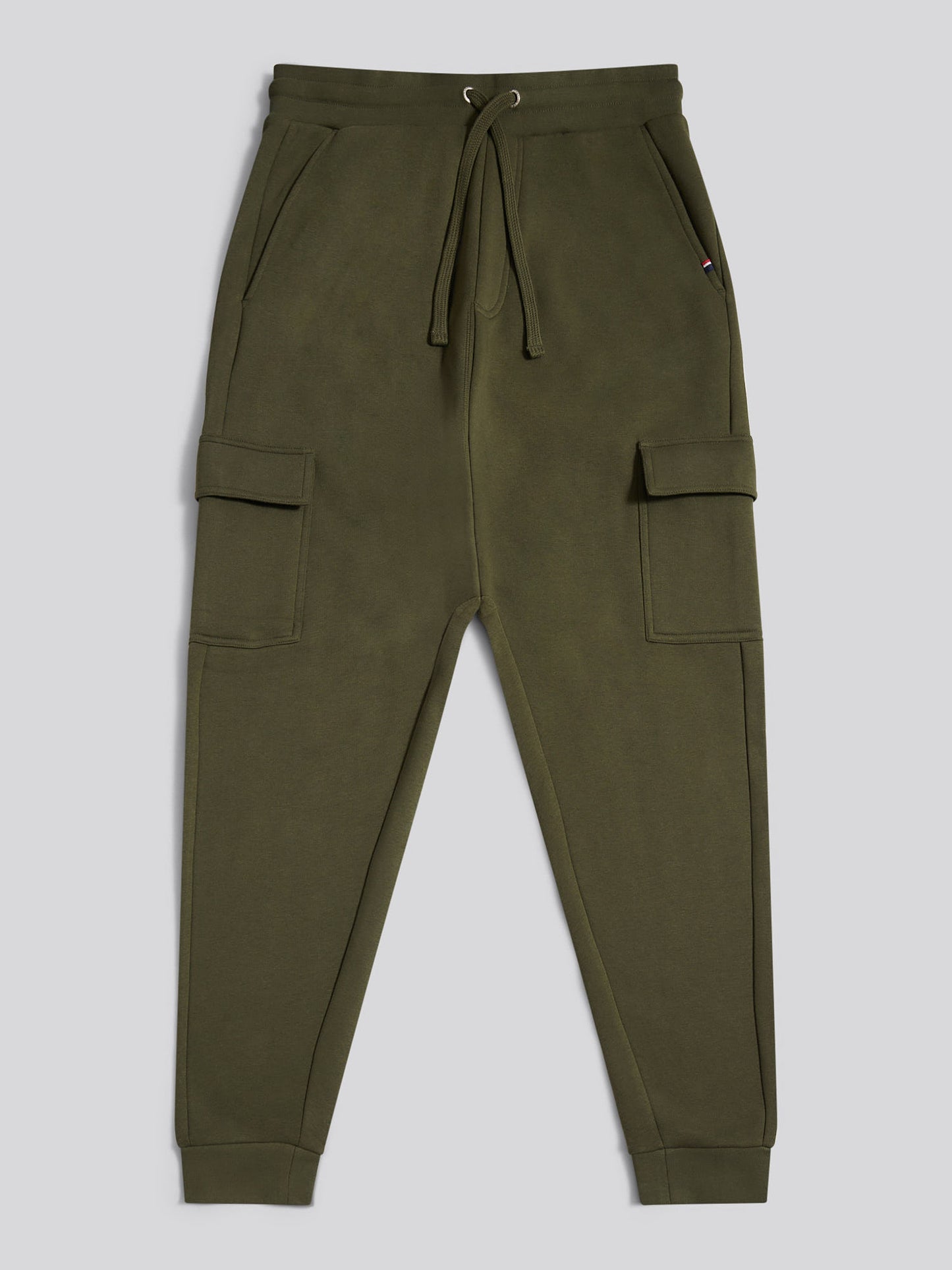 Mens Double Horsemen Cargo Sweat Jogger in Forest Night