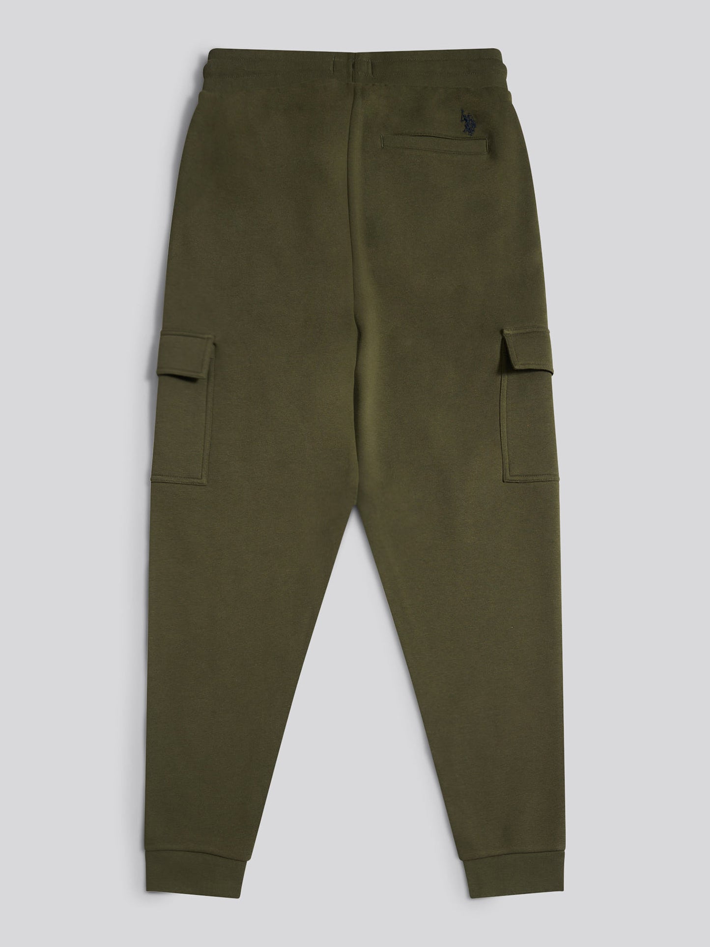 Mens Double Horsemen Cargo Sweat Jogger in Forest Night