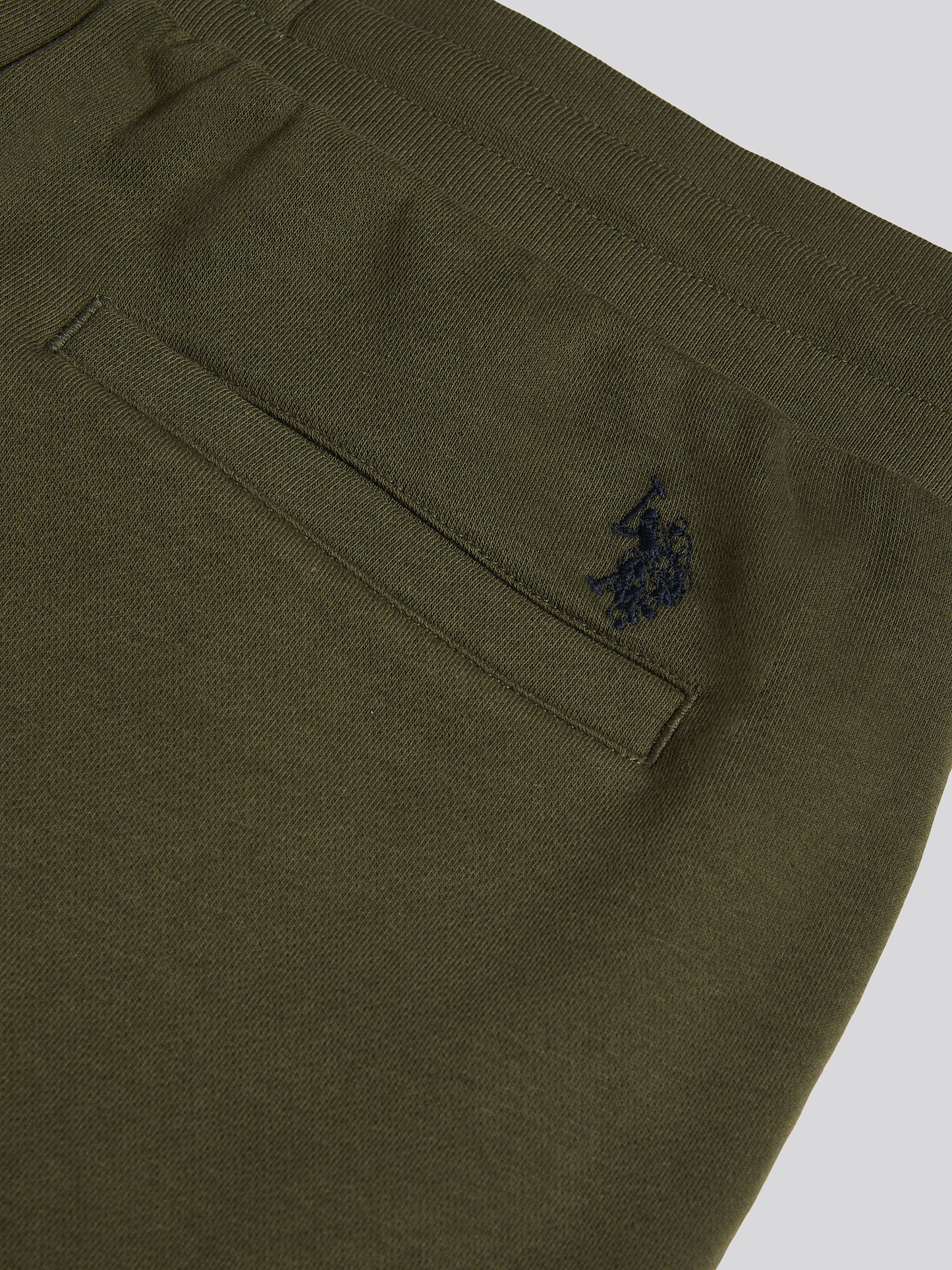 Mens Double Horsemen Cargo Sweat Jogger in Forest Night