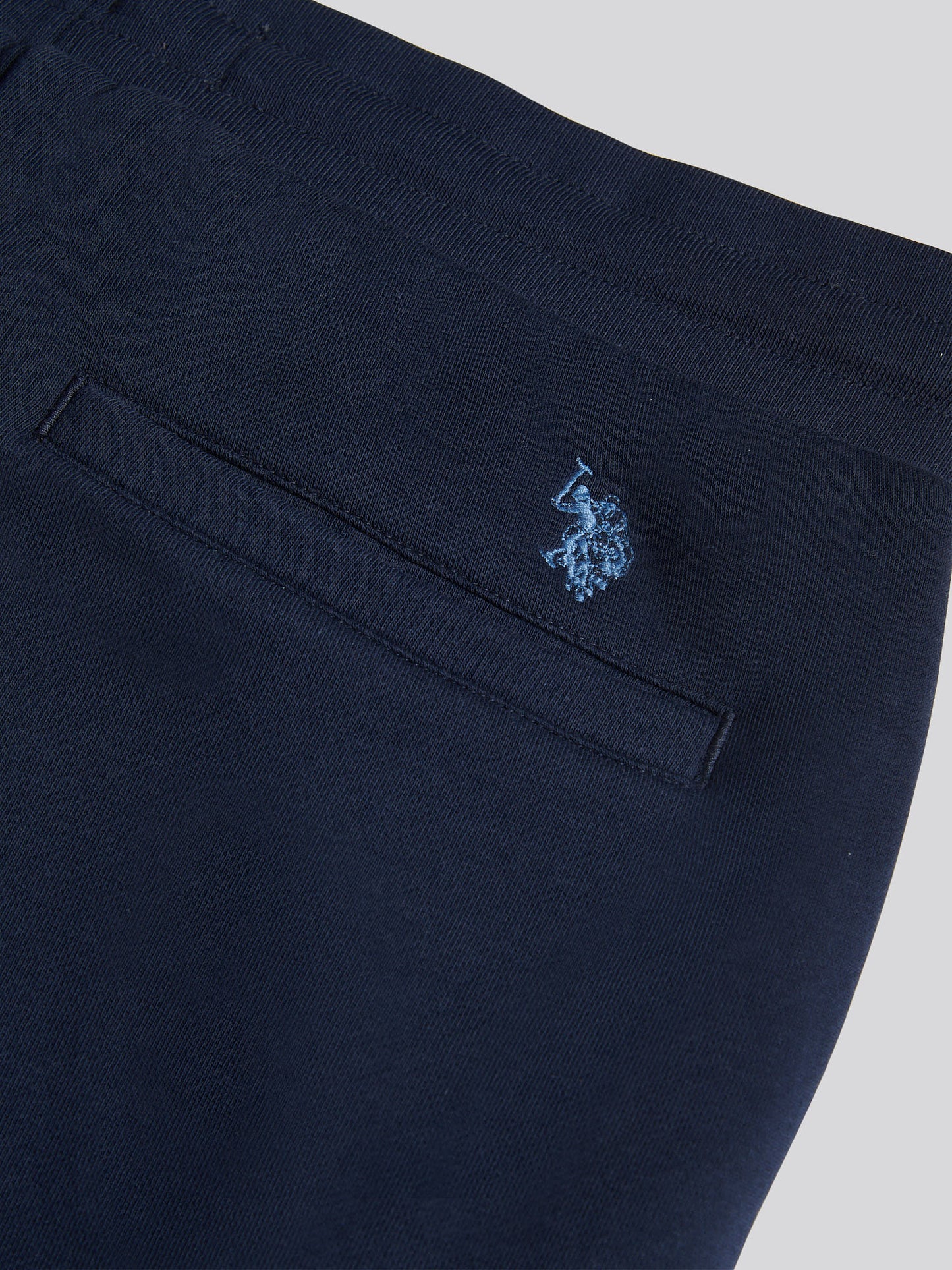 Mens Double Horsemen Cargo Sweat Jogger in Dark Sapphire Navy / Moonlight Blue DHM