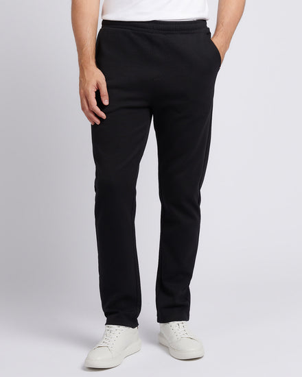 Mens Comfort Drawstring Smart Jogger in Black