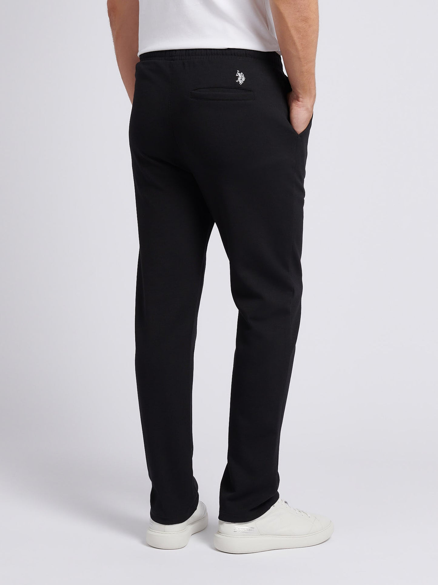 Mens Comfort Drawstring Smart Jogger in Black