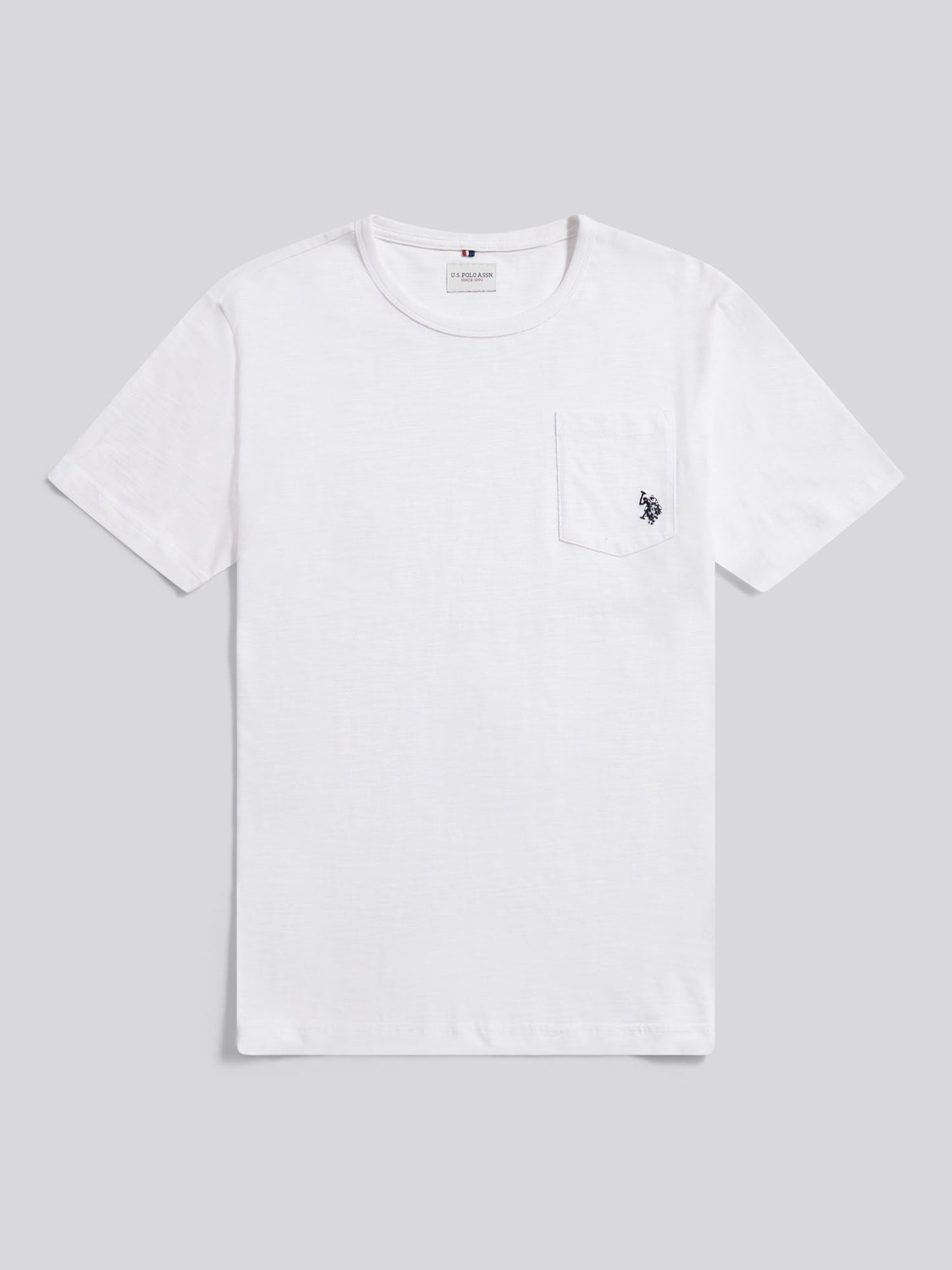 Mens Slub Pocket T-Shirt Bright White