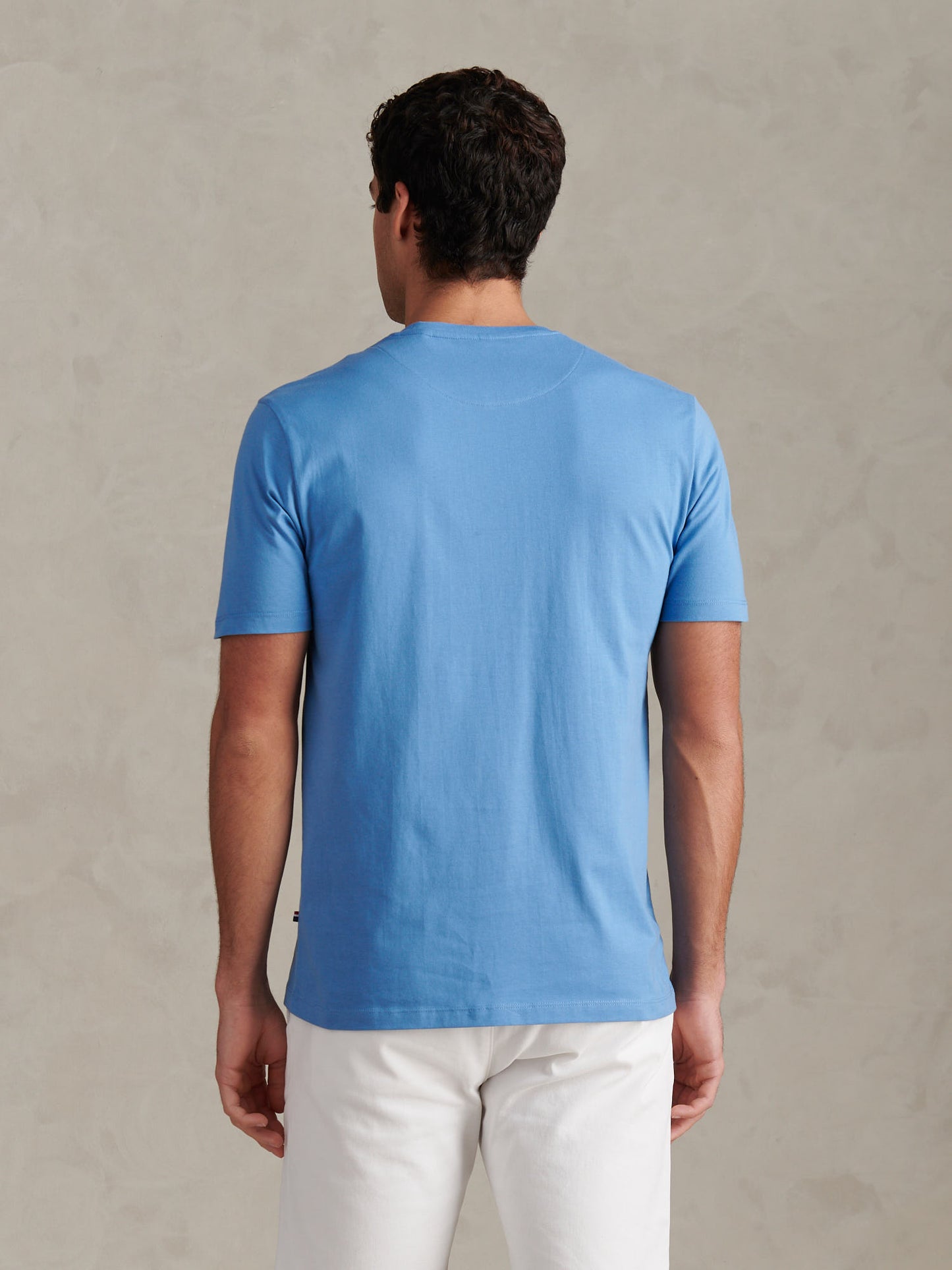 Mens Minimal Circle Print T-Shirt Riviera