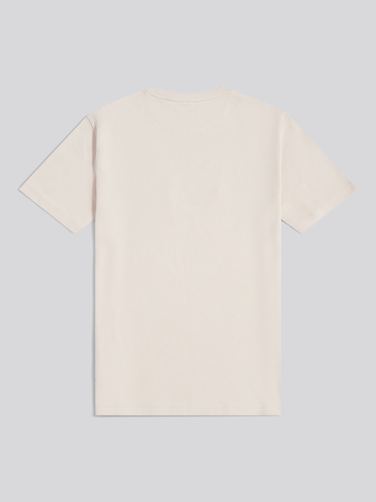 Mens Arch Script Graphic T-Shirt Beige