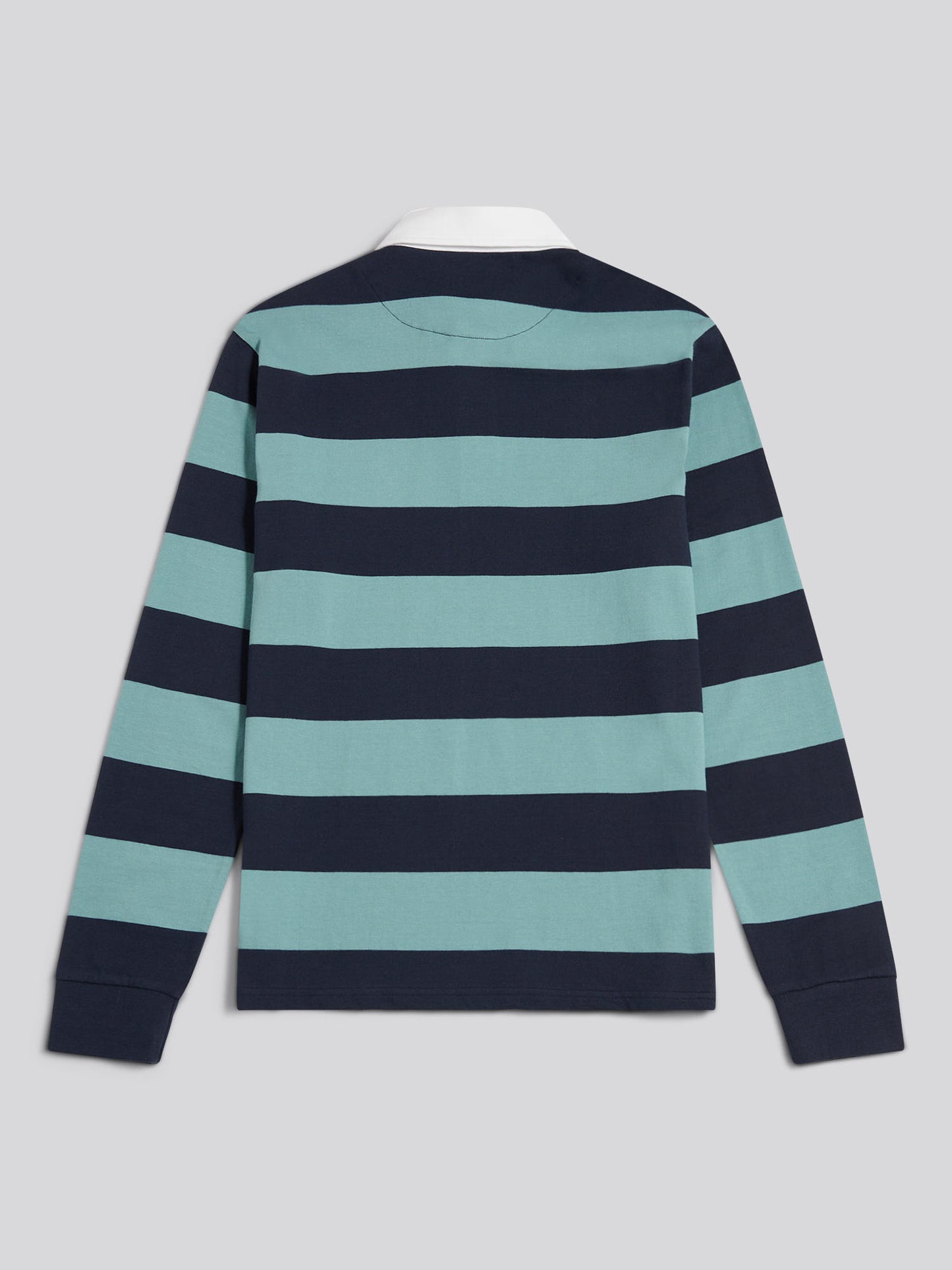 Mens Classic Stripe Rugby Shirt Arctic