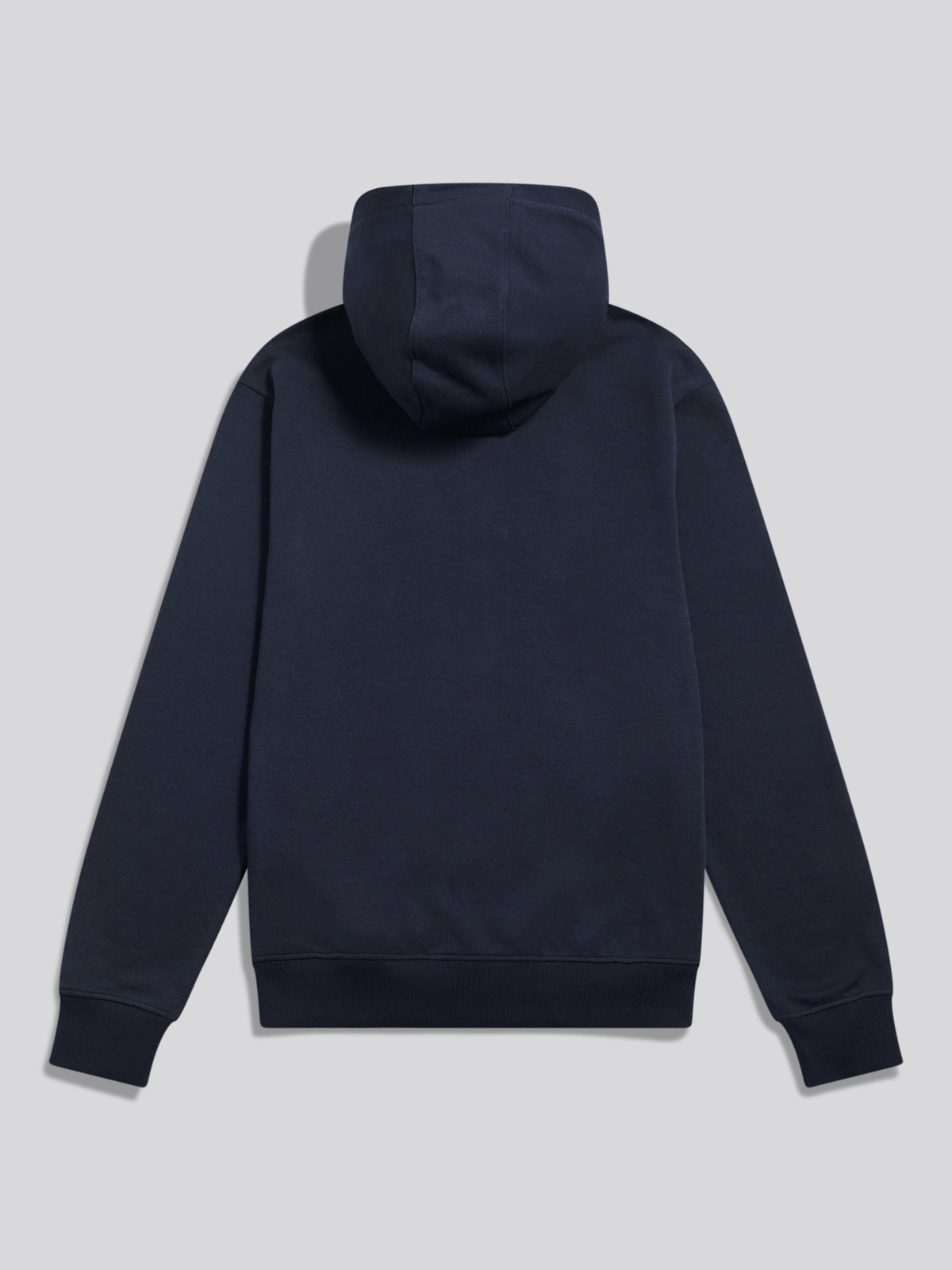 Mens Double Horsemen Interlock Zip Hoodie Dark Sapphire Navy / Haute Red DHM