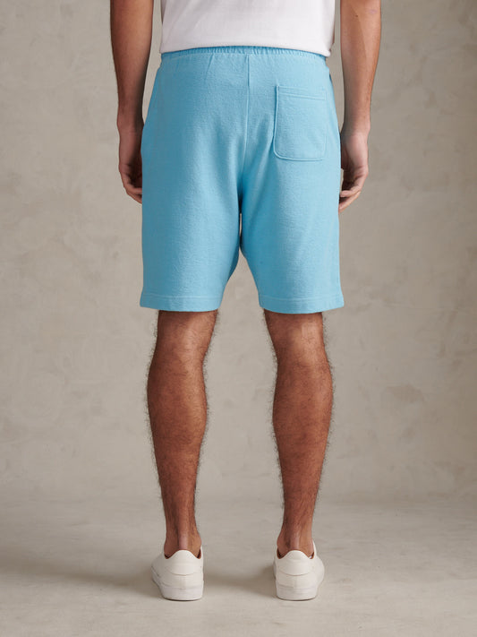 Mens Terry Sweat Shorts Air Blue