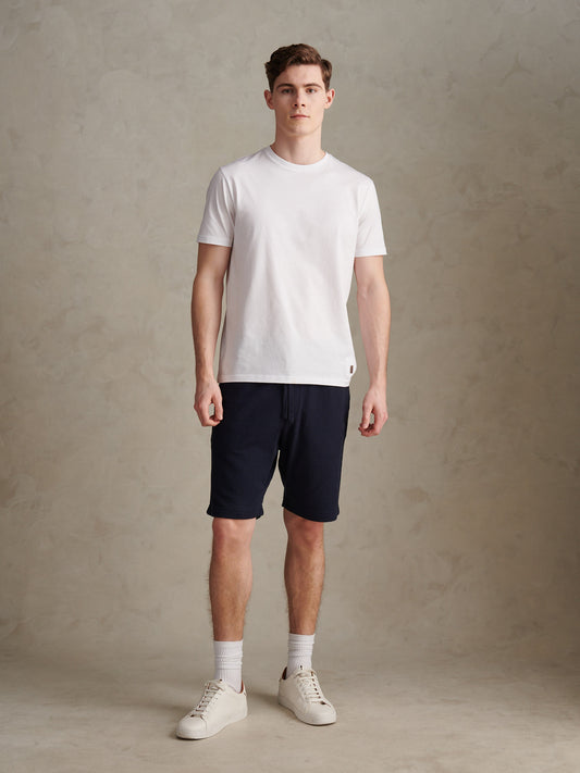 Mens Terry Sweat Shorts Dark Sapphire Navy / Moonlight Blue DHM