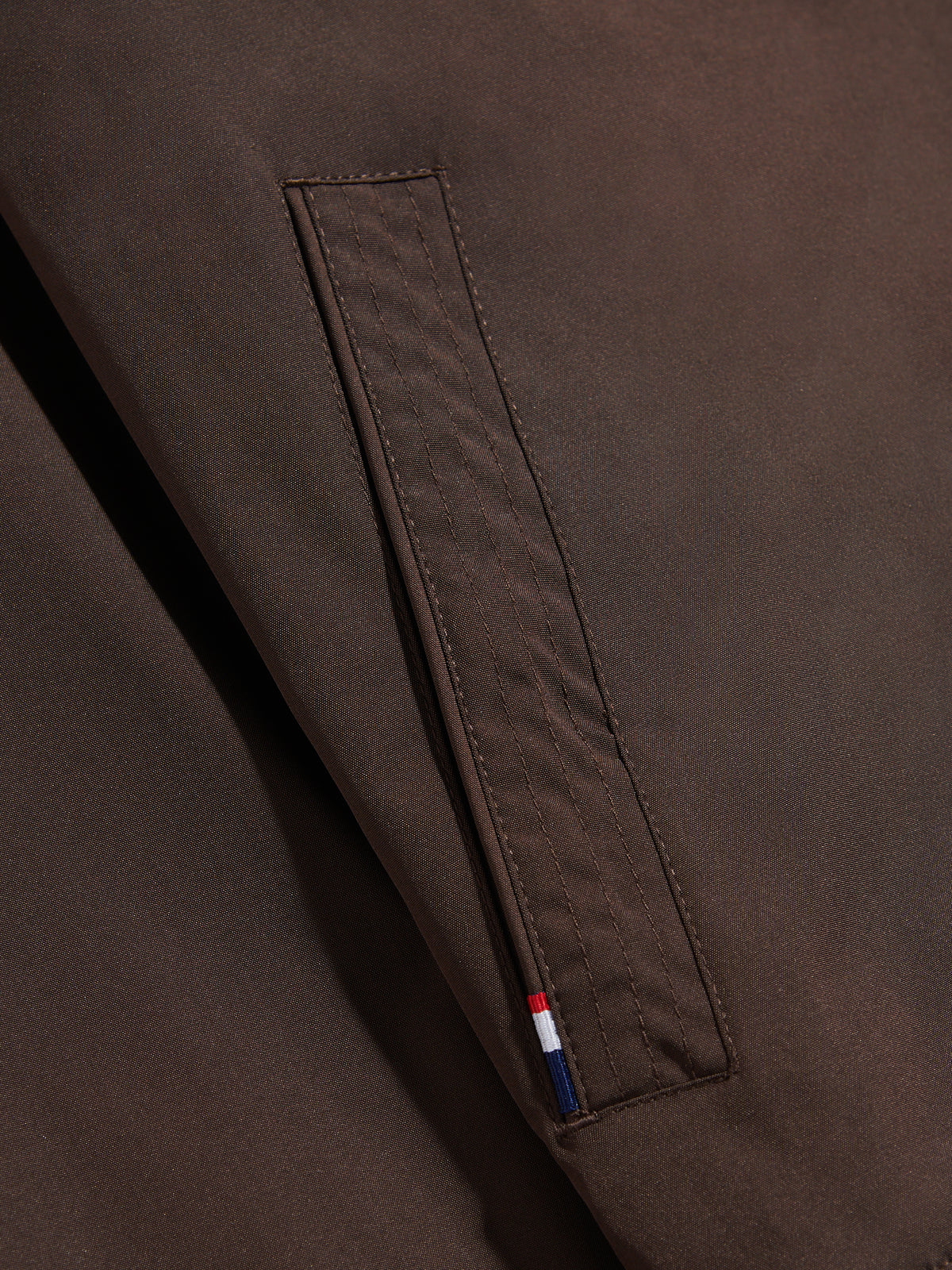 Mens Jersey Lined Smart Bomber Jacket Java