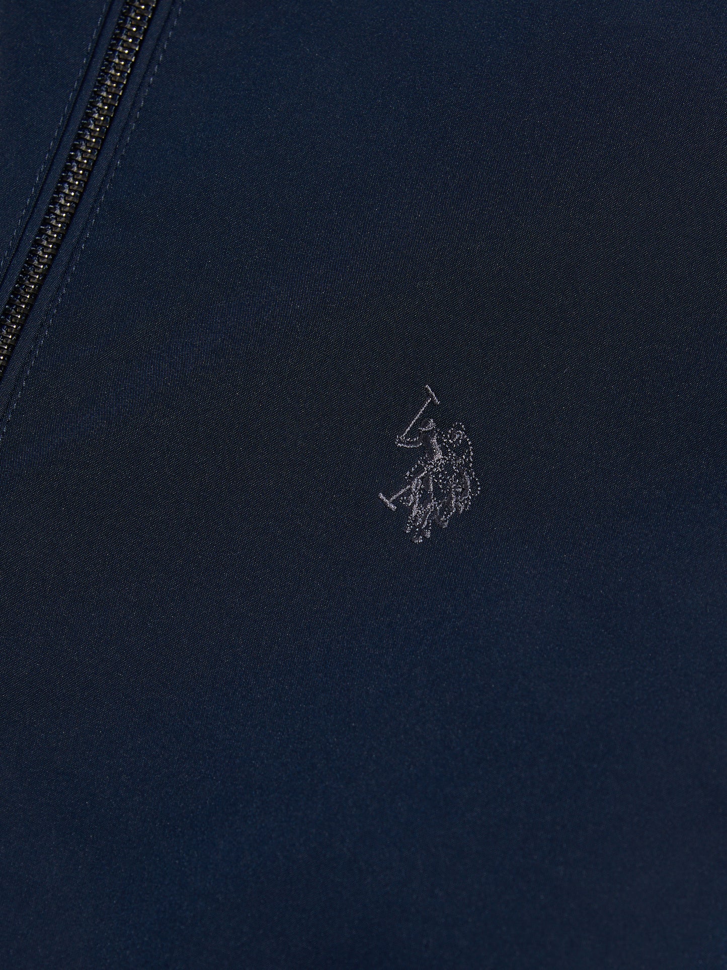 Mens Jersey Lined Smart Bomber Jacket Dark Sapphire Navy