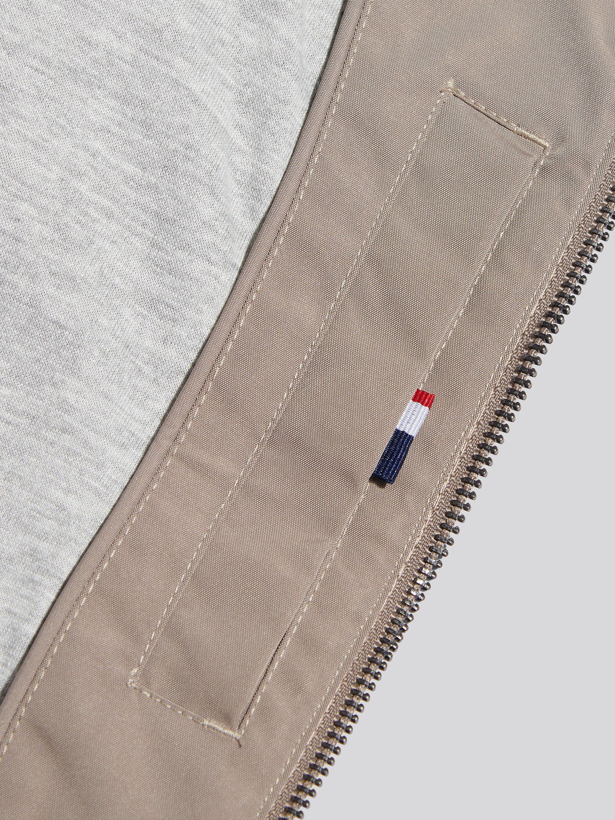 Mens Jersey Lined Smart Bomber Jacket Cinder