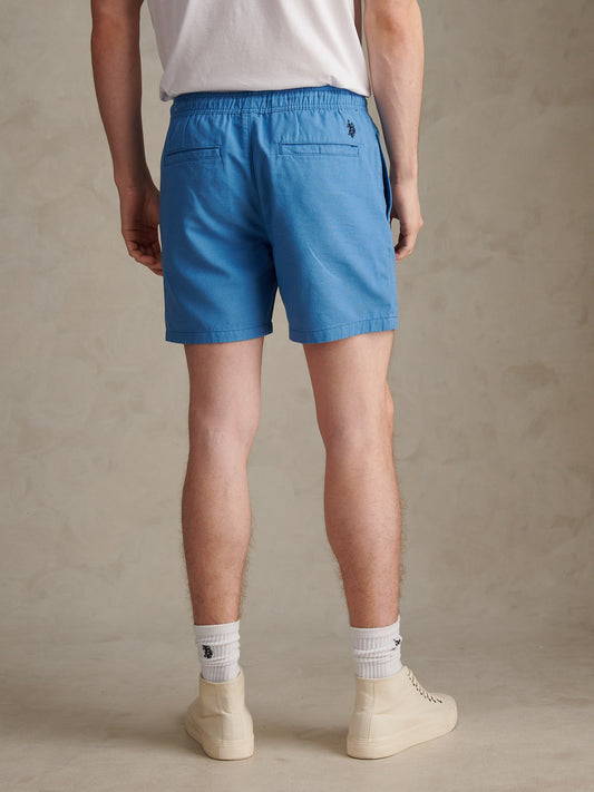 Mens Comfort Waist Classic Chino Shorts Riviera