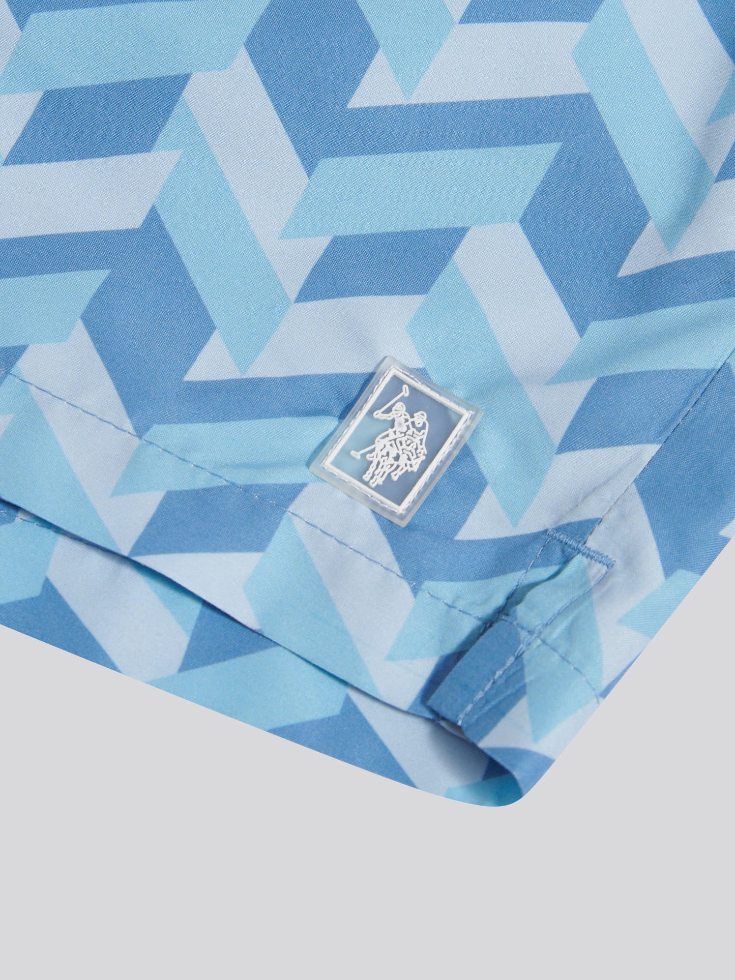 Mens Geo Tile Swim Shorts Riviera