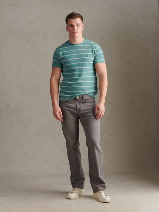 Mens Relaxed Fit Jean Grey Wash