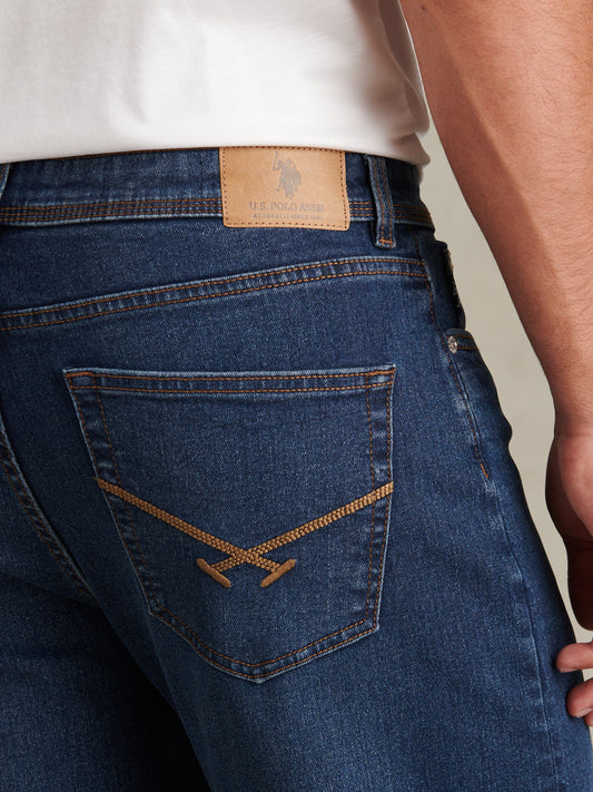 Mens Relaxed Fit Jean Royal Distress