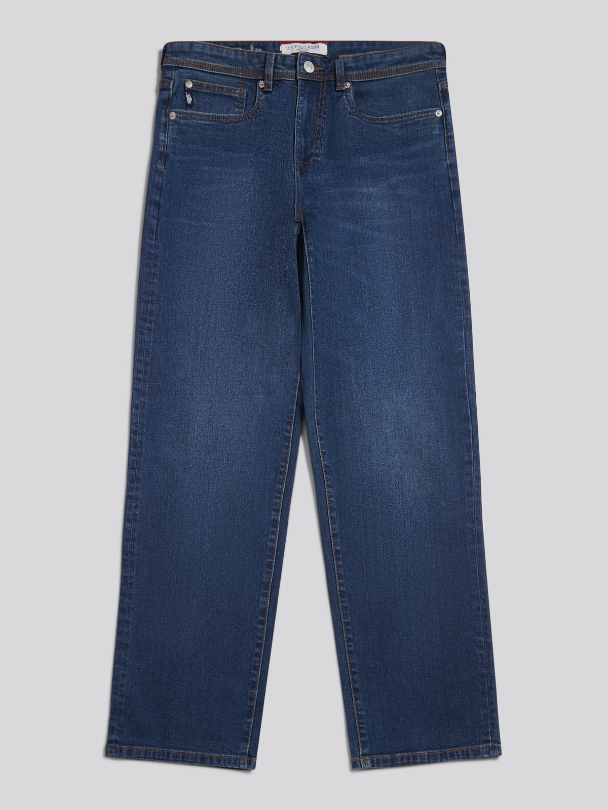 Mens Relaxed Fit Jean Royal Distress