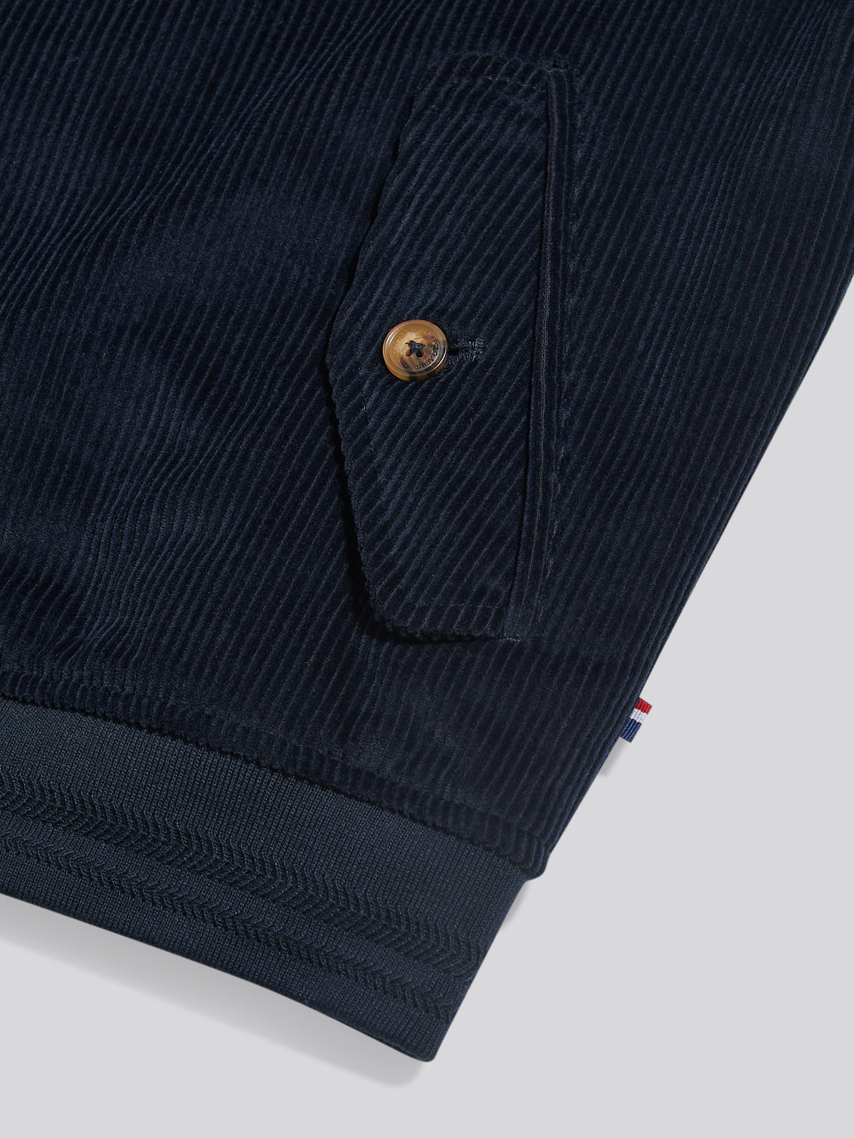 Mens Corduroy Harrington Jacket Dark Sapphire Navy / Moonlight Blue DHM