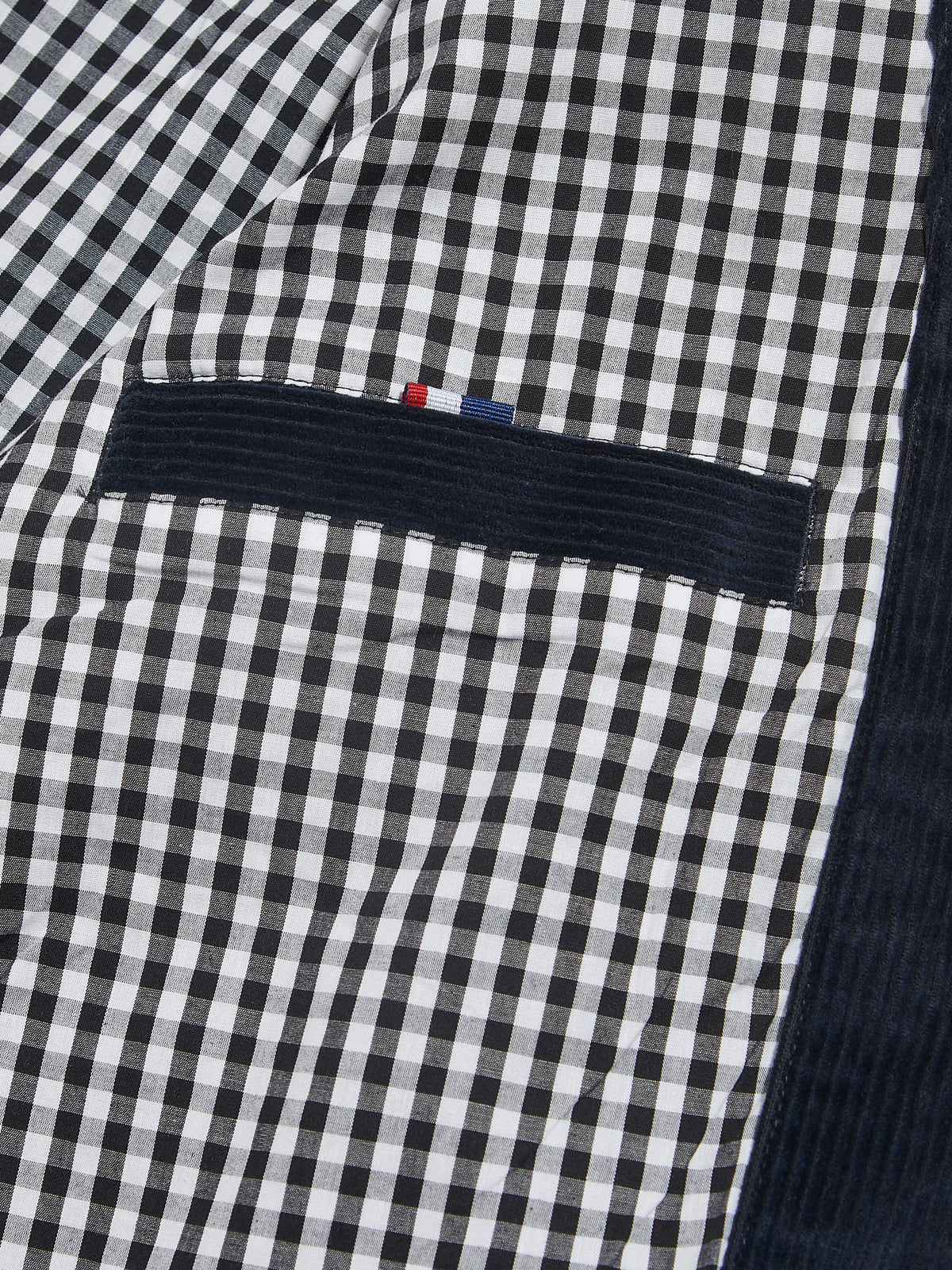 Mens Corduroy Harrington Jacket Dark Sapphire Navy / Moonlight Blue DHM