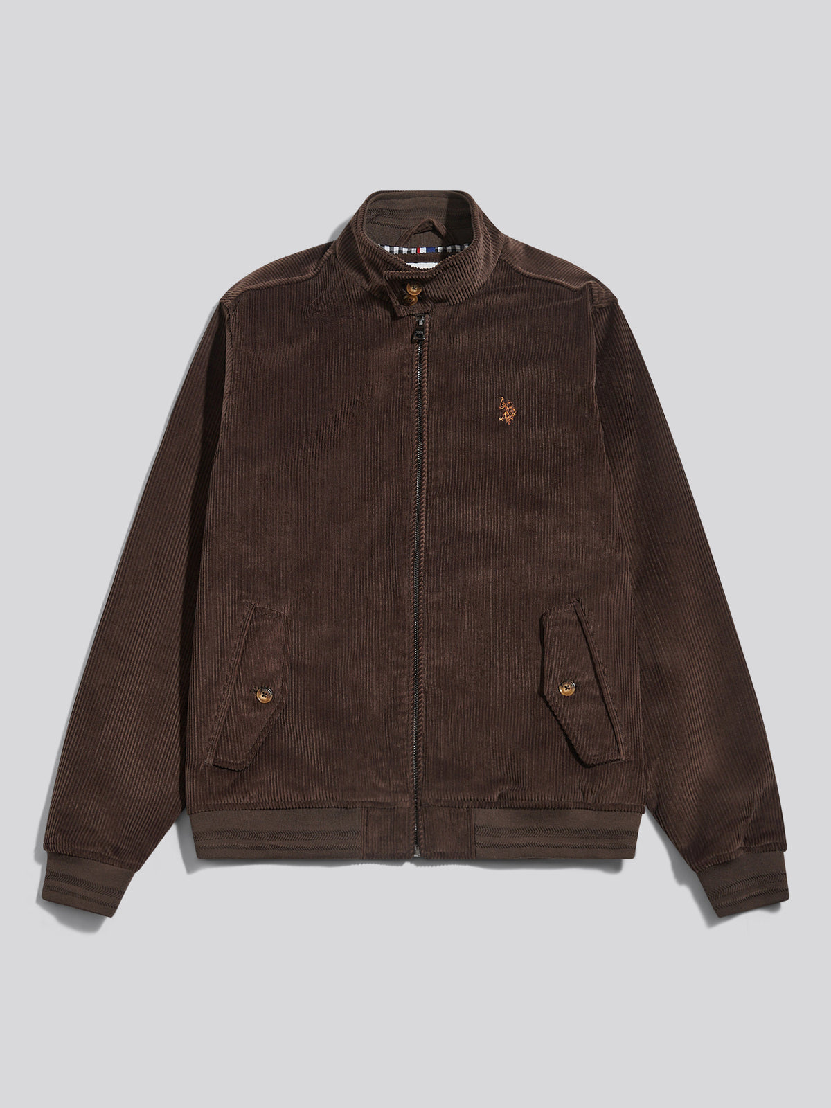 Mens Corduroy Harrington Jacket Bracken