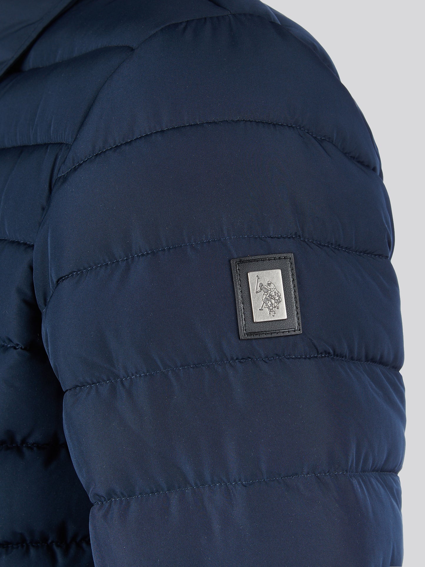 Mens Lightweight Quilted Collared Jacket in Dark Sapphire Navy