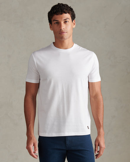 Mens Premium Supima Cotton T-Shirt Bright White