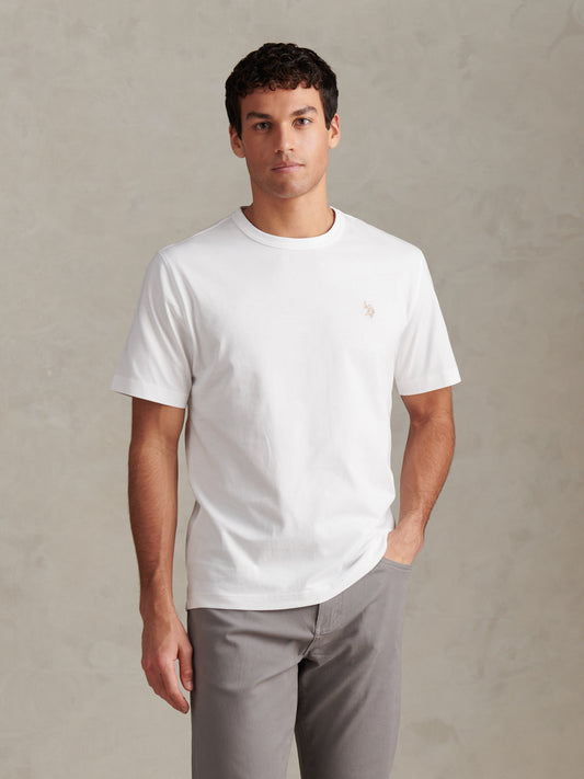 Relaxed Fit DHM T-shirt Whisper White