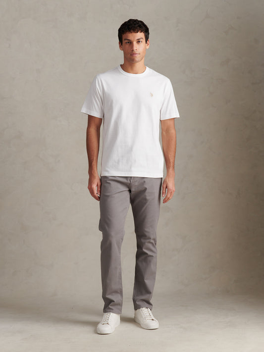 Relaxed Fit DHM T-shirt Whisper White