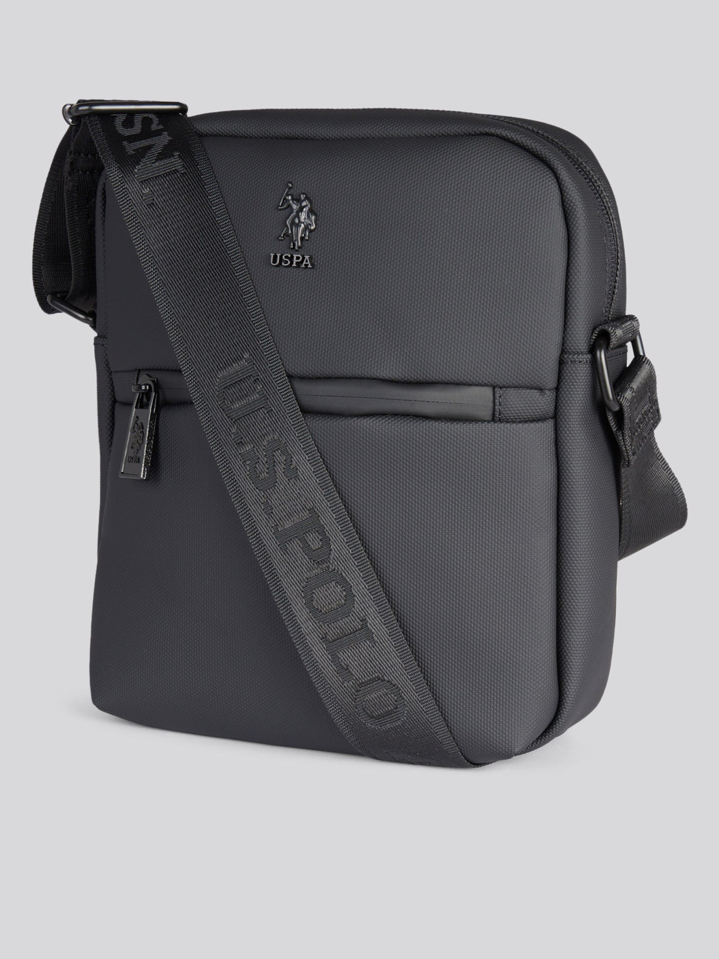 Mens Arrowhead Crossbody Bag in Black