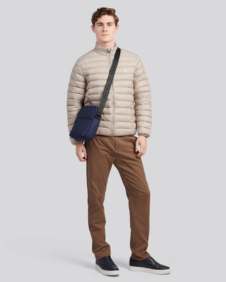 Mens Arrowhead Crossbody Bag in Navy