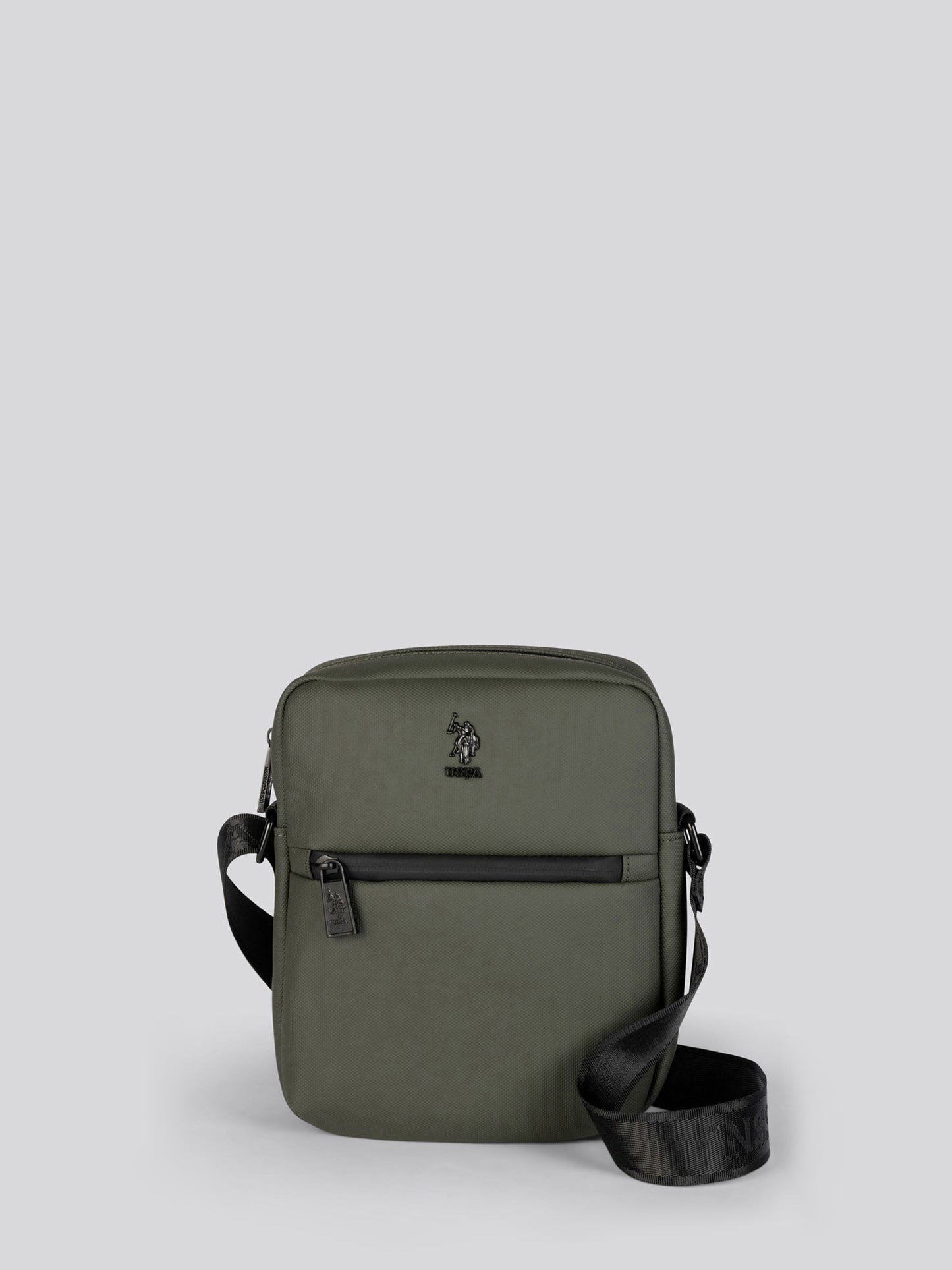 Mens Arrowhead Crossbody Bag in Army Green