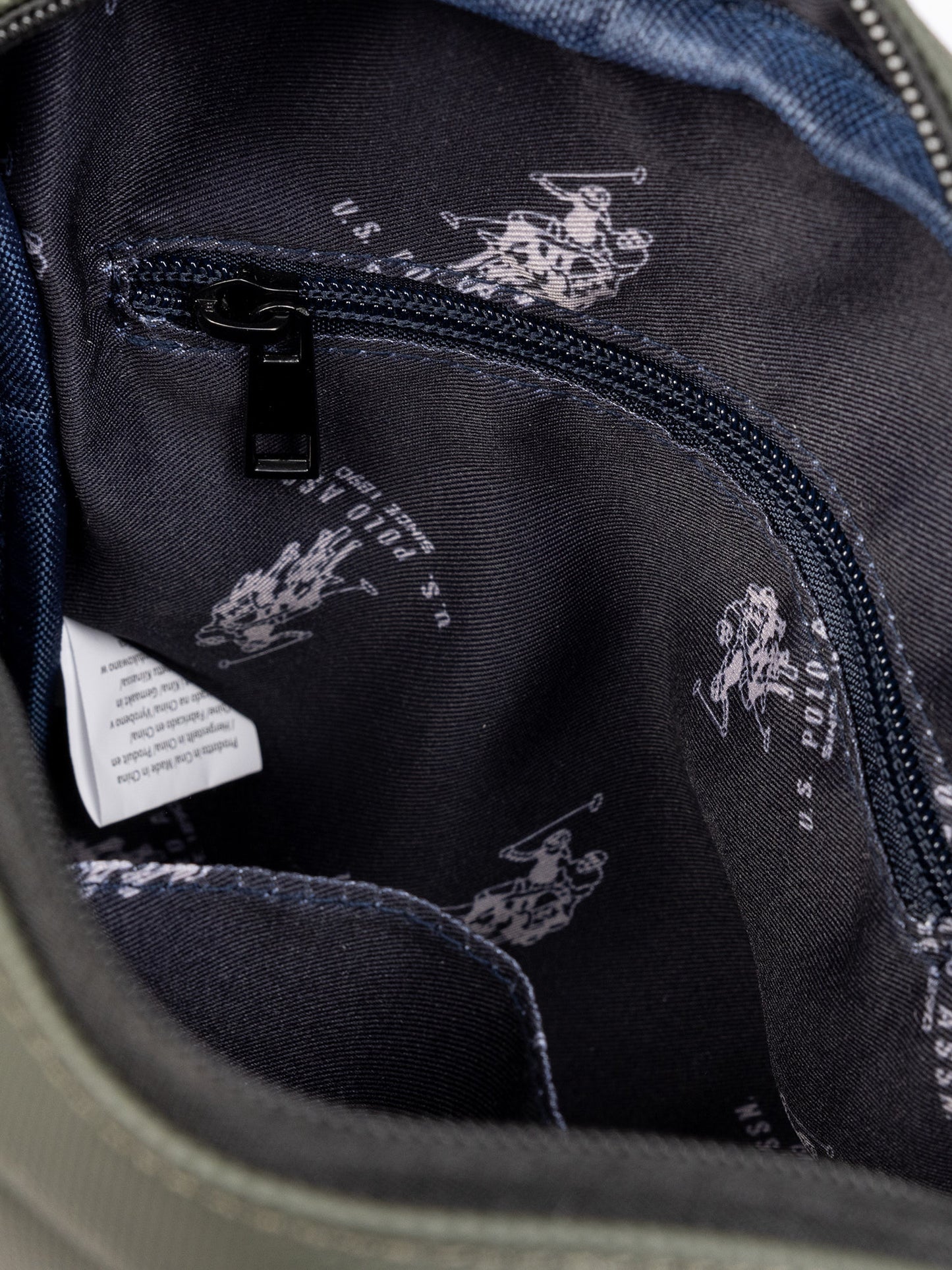 Mens Arrowhead Crossbody Bag in Army Green