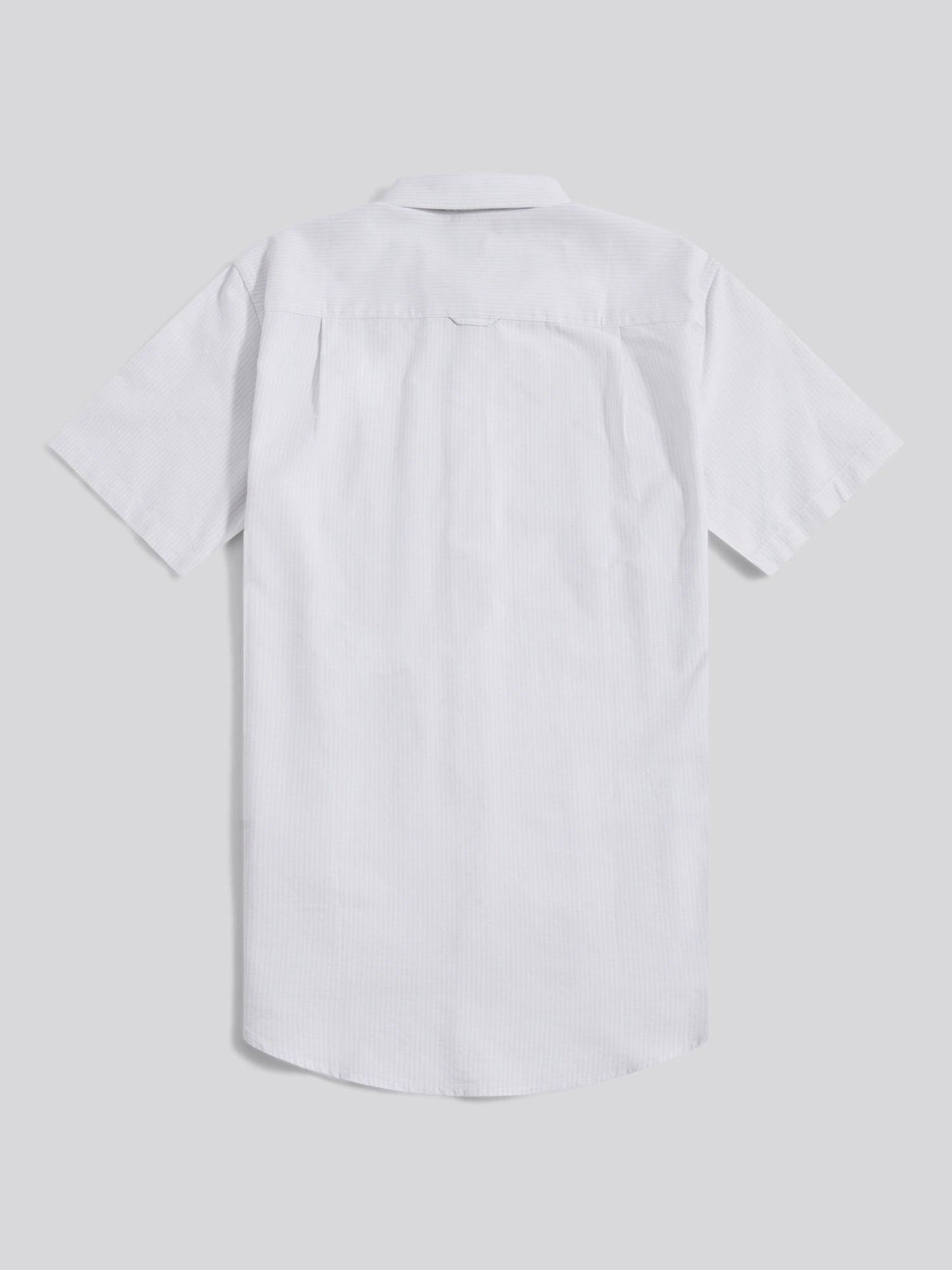 Oxford Stripe SS Shirt Ice Blue