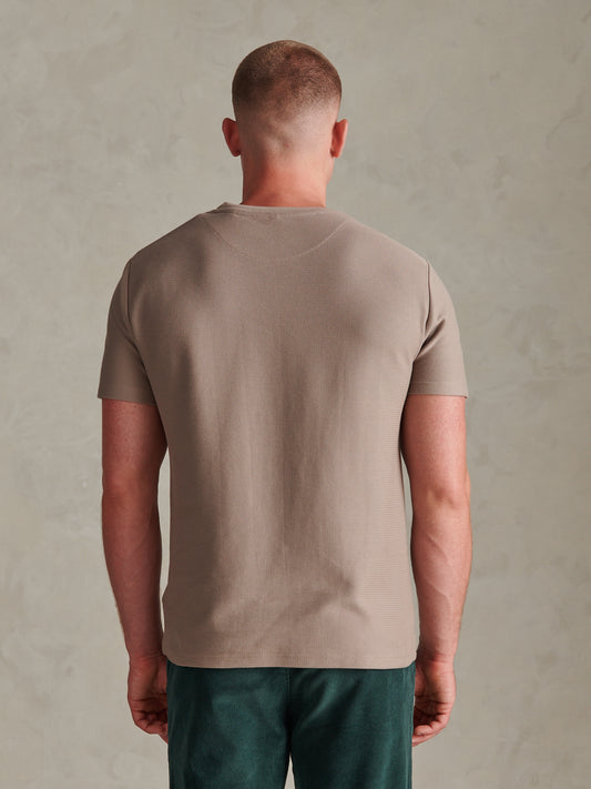 Herringbone Jersey Tshirt Cinder