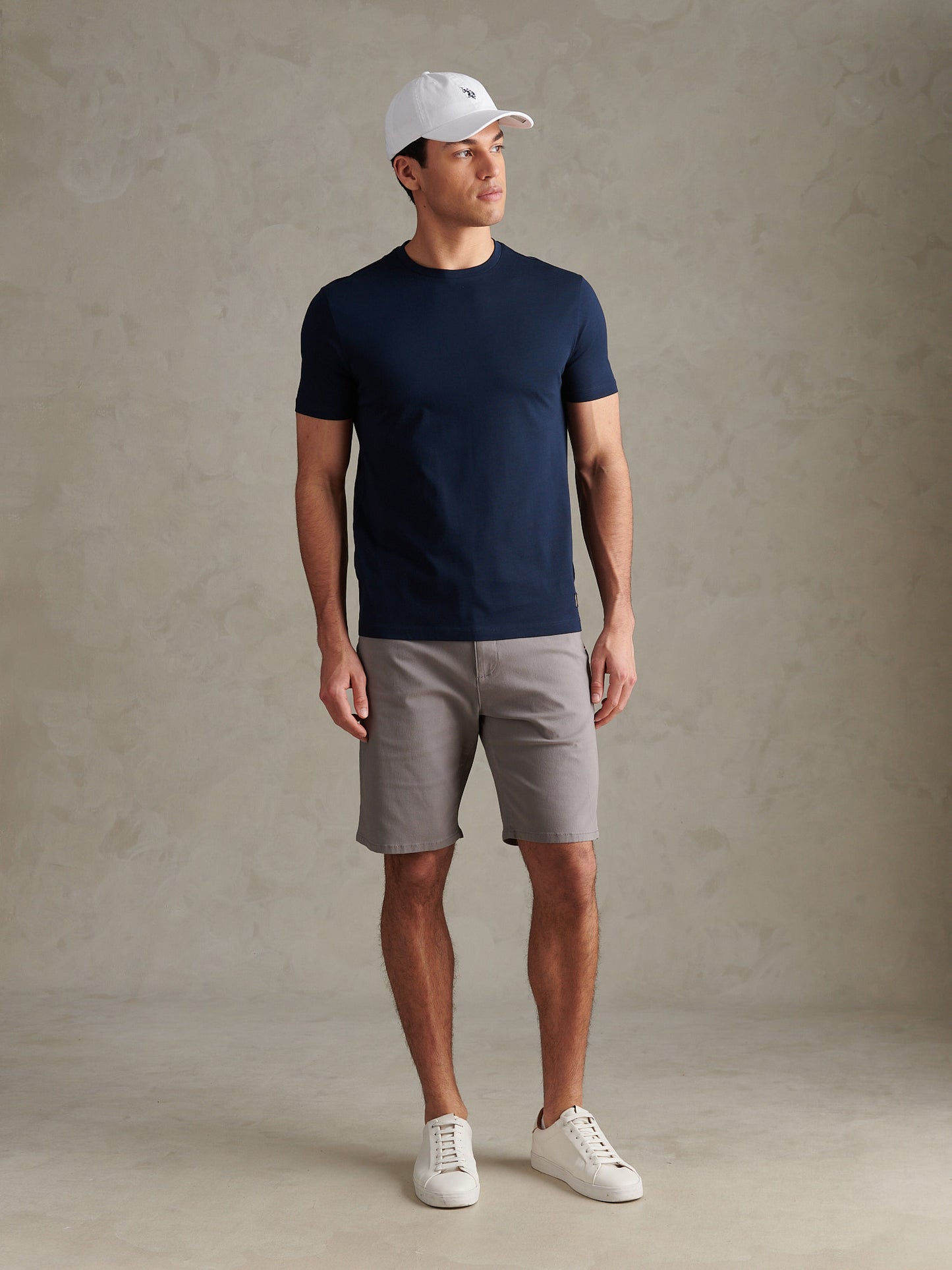 Mens Smart Mercerised T-Shirt Dark Sapphire Navy