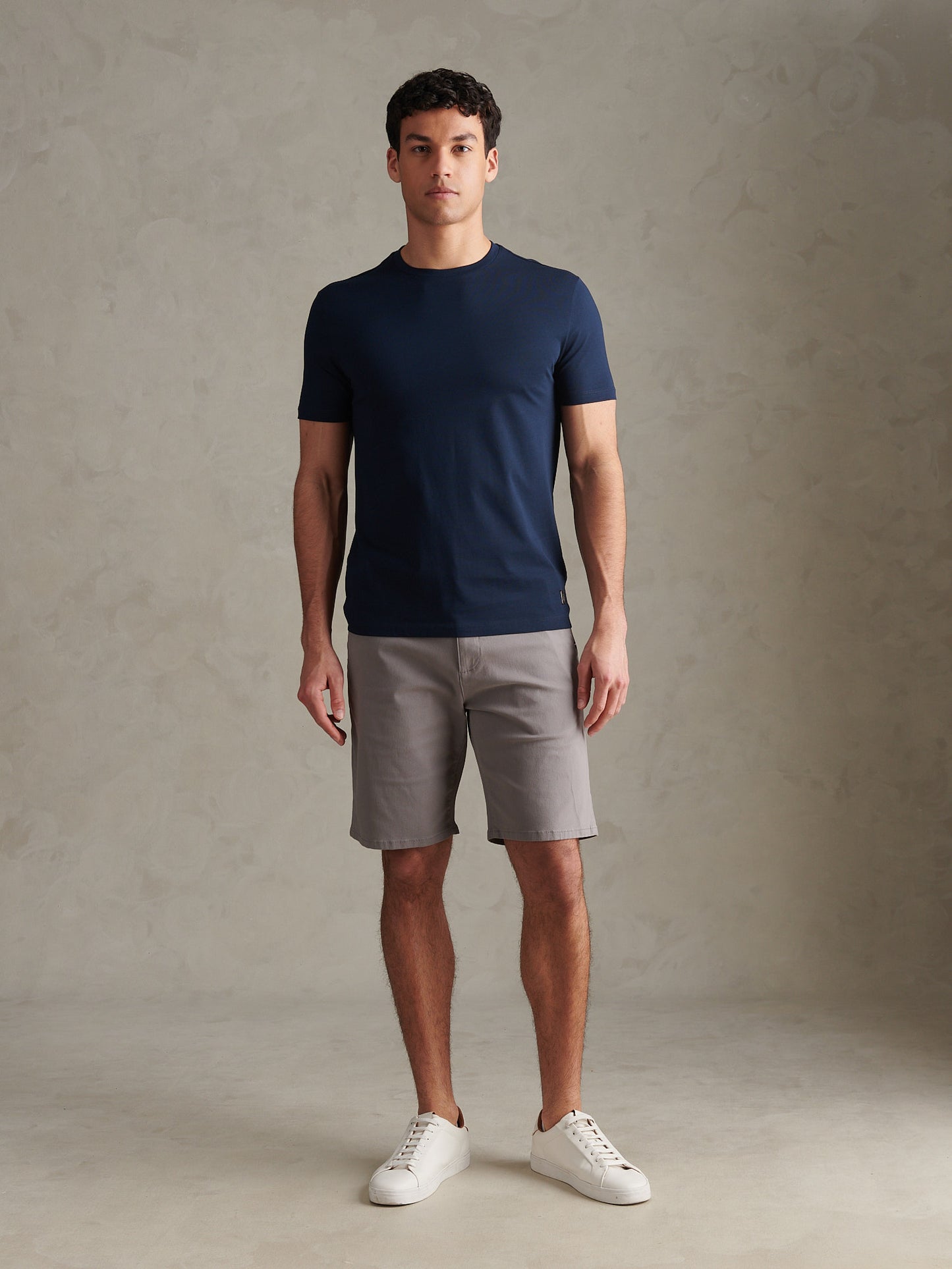 Mens Smart Mercerised T-Shirt Dark Sapphire Navy