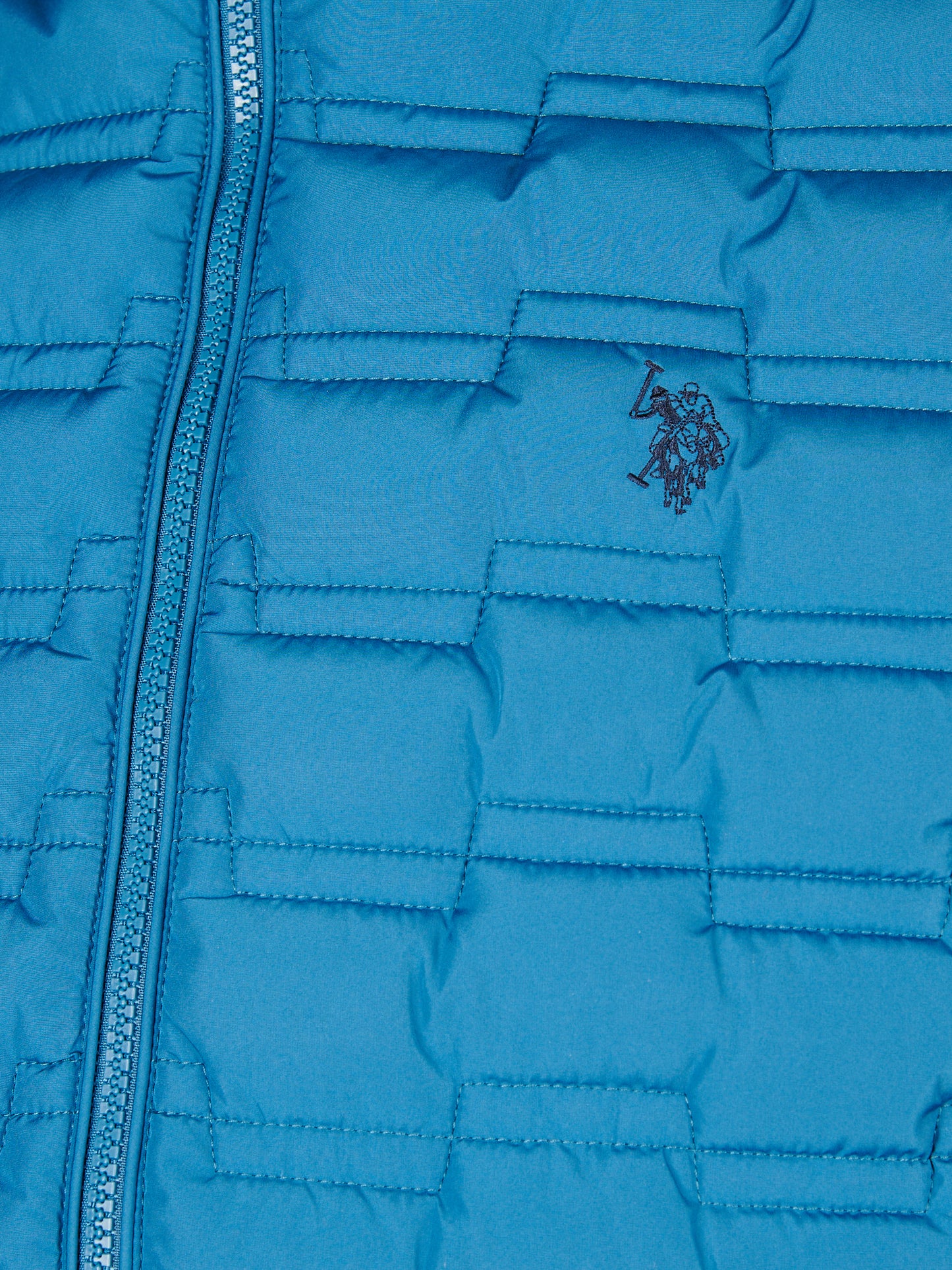 Mens Lightweight Quilted Hooded Puffer Jacket Midnight