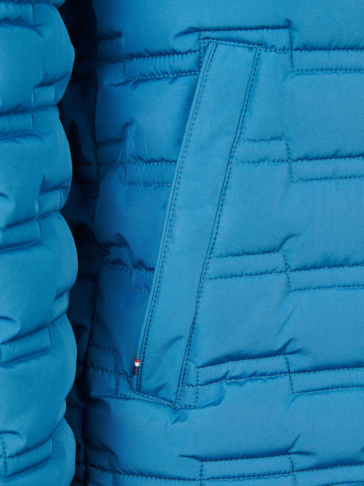 Mens Lightweight Quilted Hooded Puffer Jacket Midnight