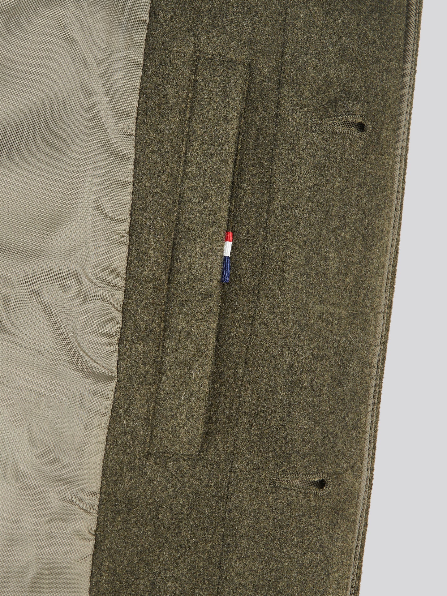 Mens Premium Melton Bomber Jacket Beetle