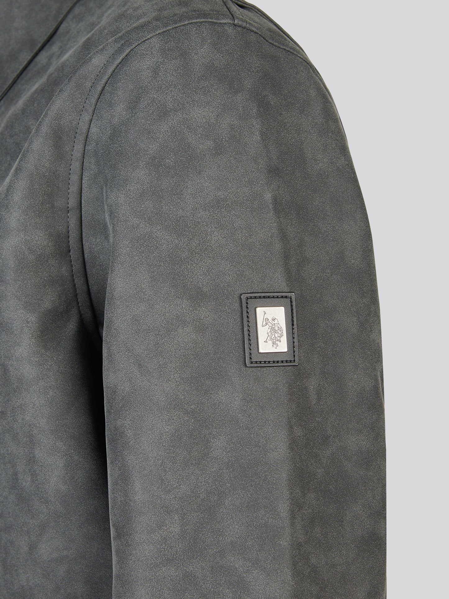 Mens Premium Faux Leather Flight Jacket Bracken