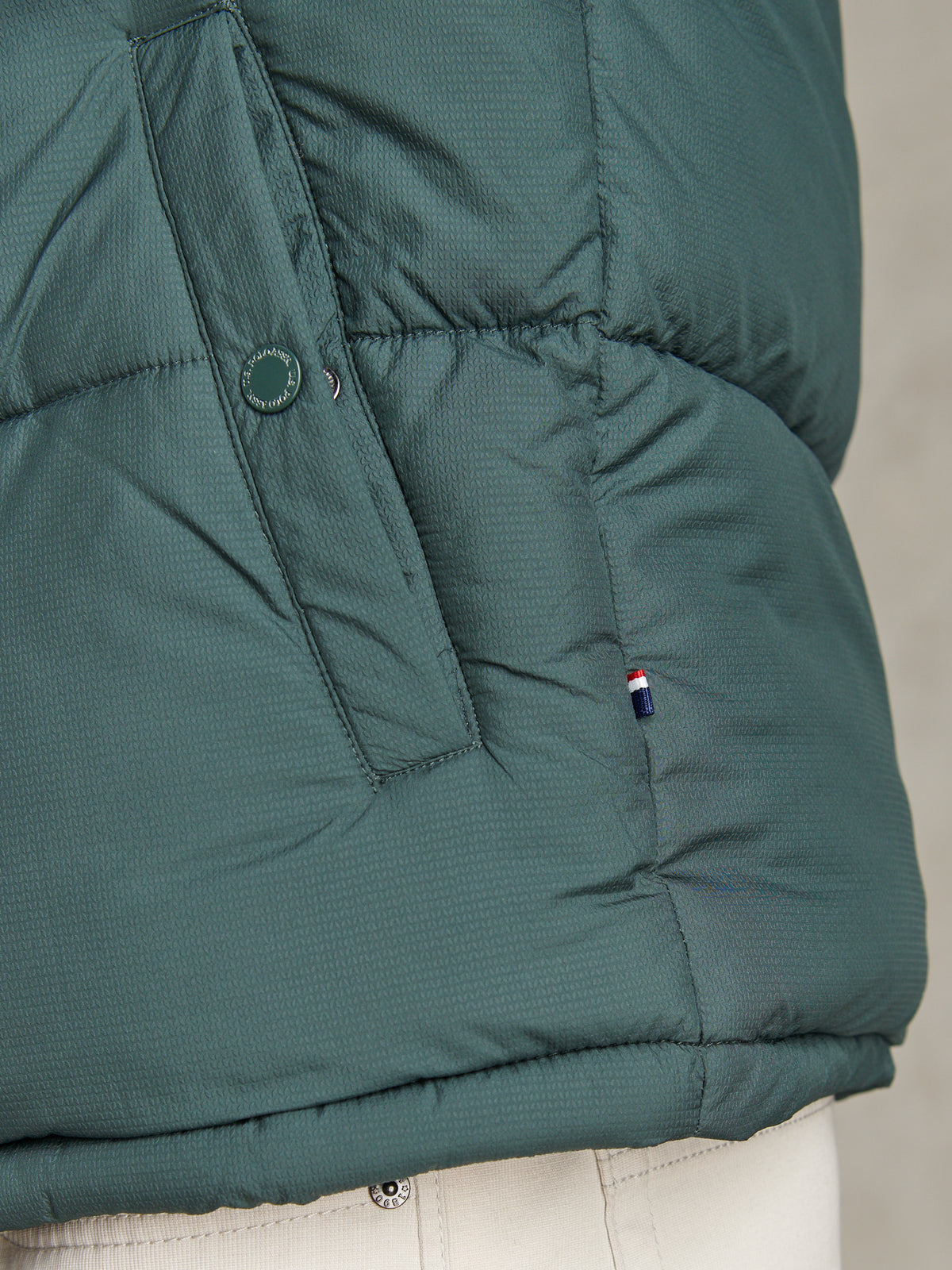 Mens Hooded Puffer Jacket Green Gables