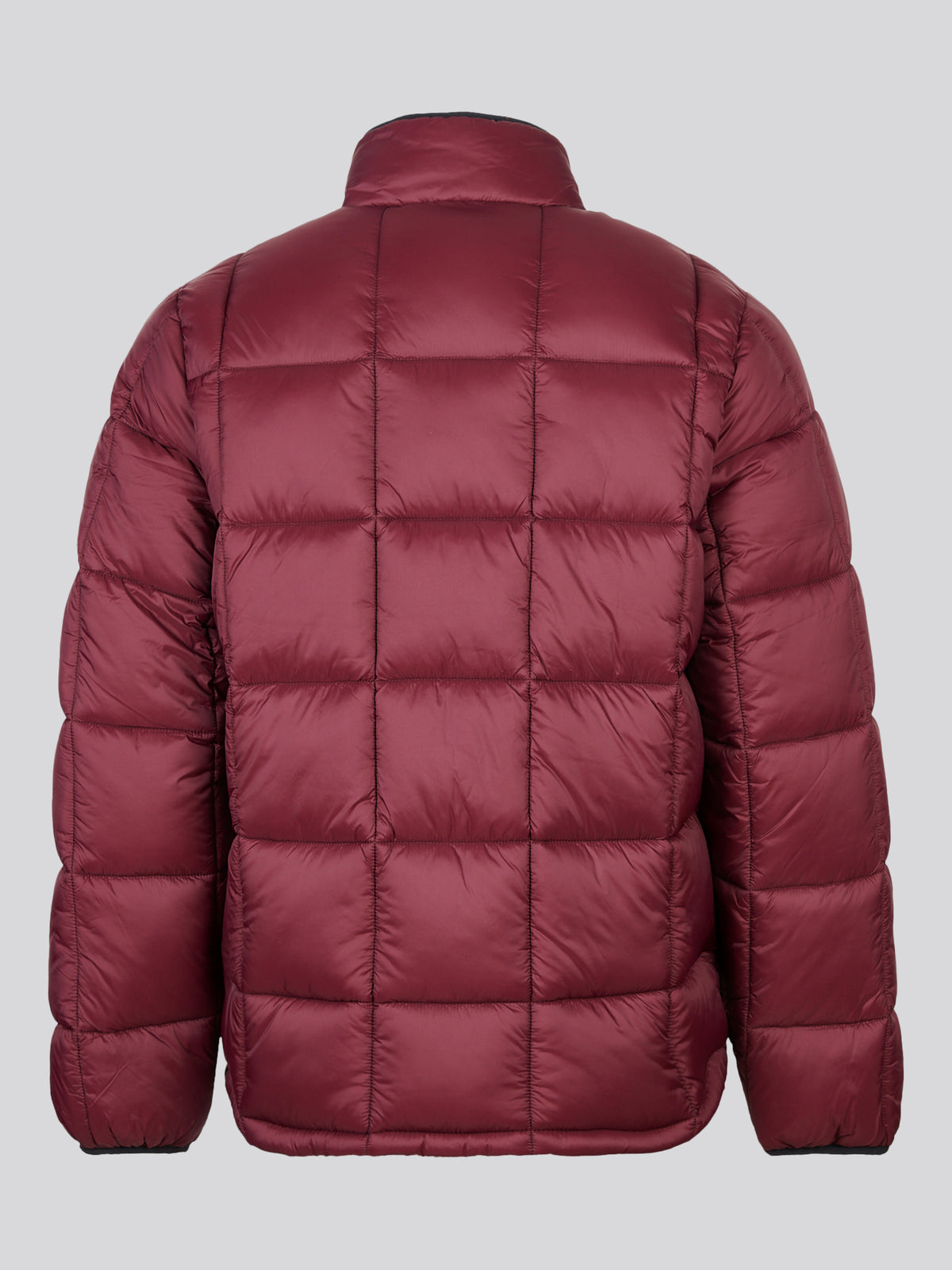 Mens Box Quilt Puffer Jacket Fig