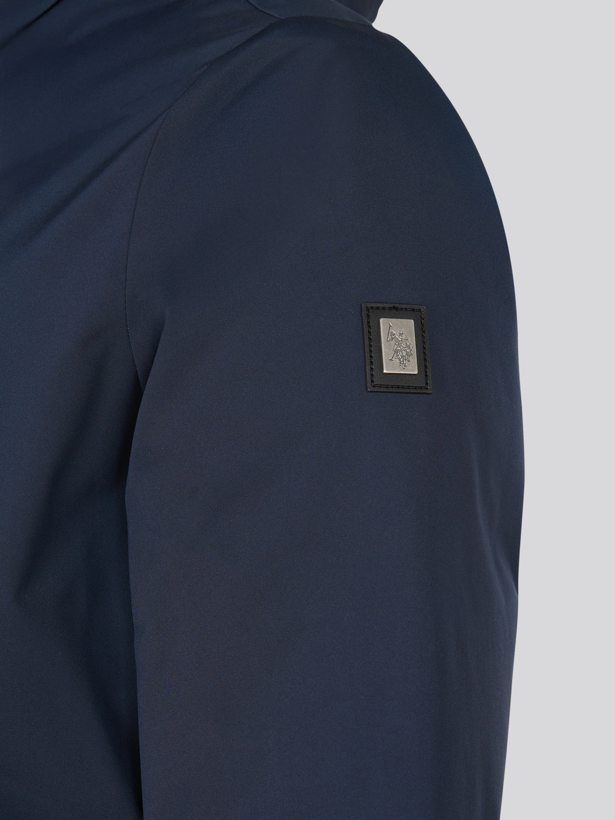 Mens Smart Longline Padded Parka Dark Sapphire Navy