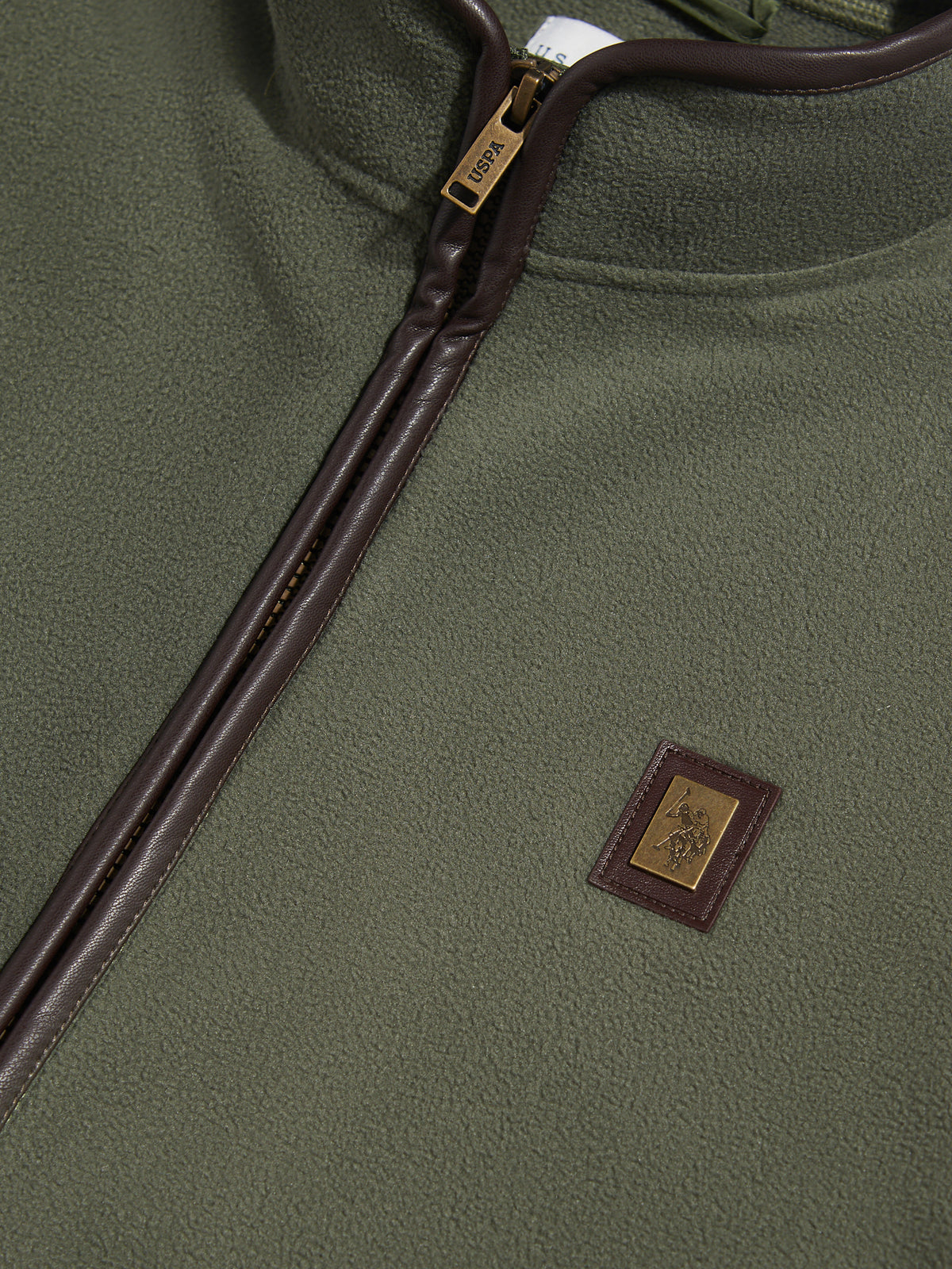 Mens Heritage Micro Fleece Gilet Beetle