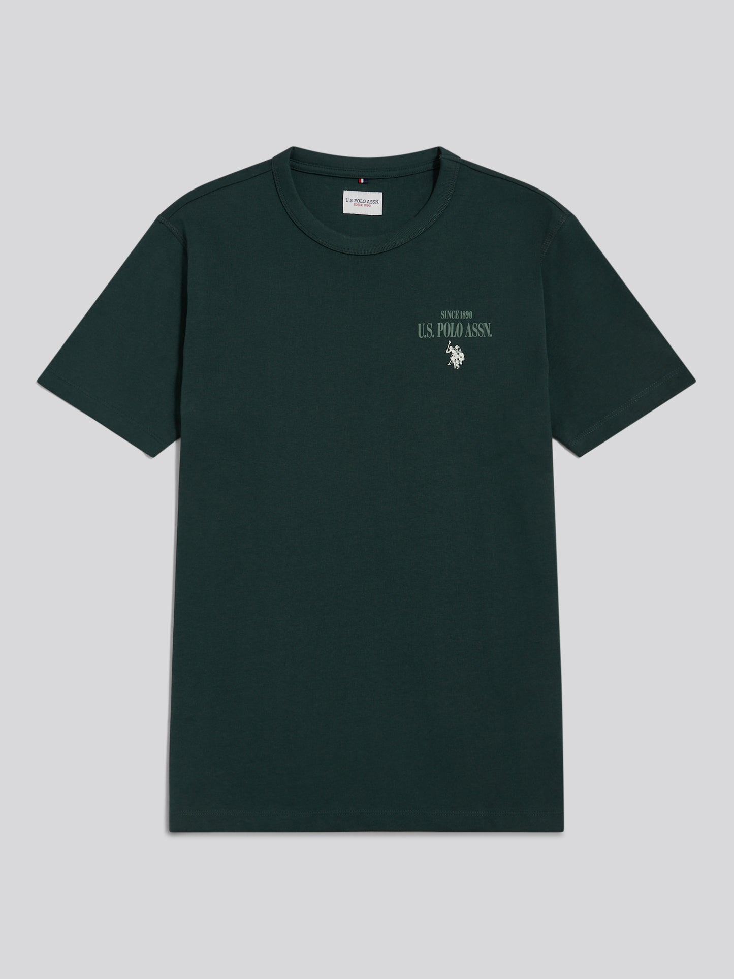 Mens Authentic Front & Back Graphic T-Shirt Green Gables
