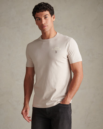 Mens Authentic Front & Back Graphic T-Shirt Nacreous Clouds