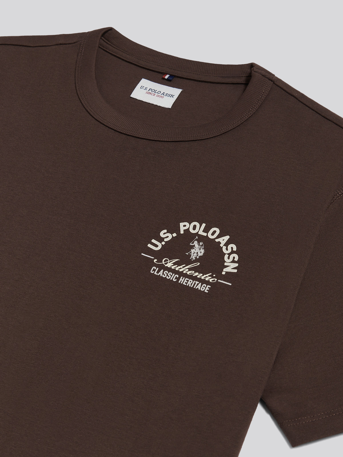 Mens Classic Heritage Front & Back Graphic T-Shirt Bracken