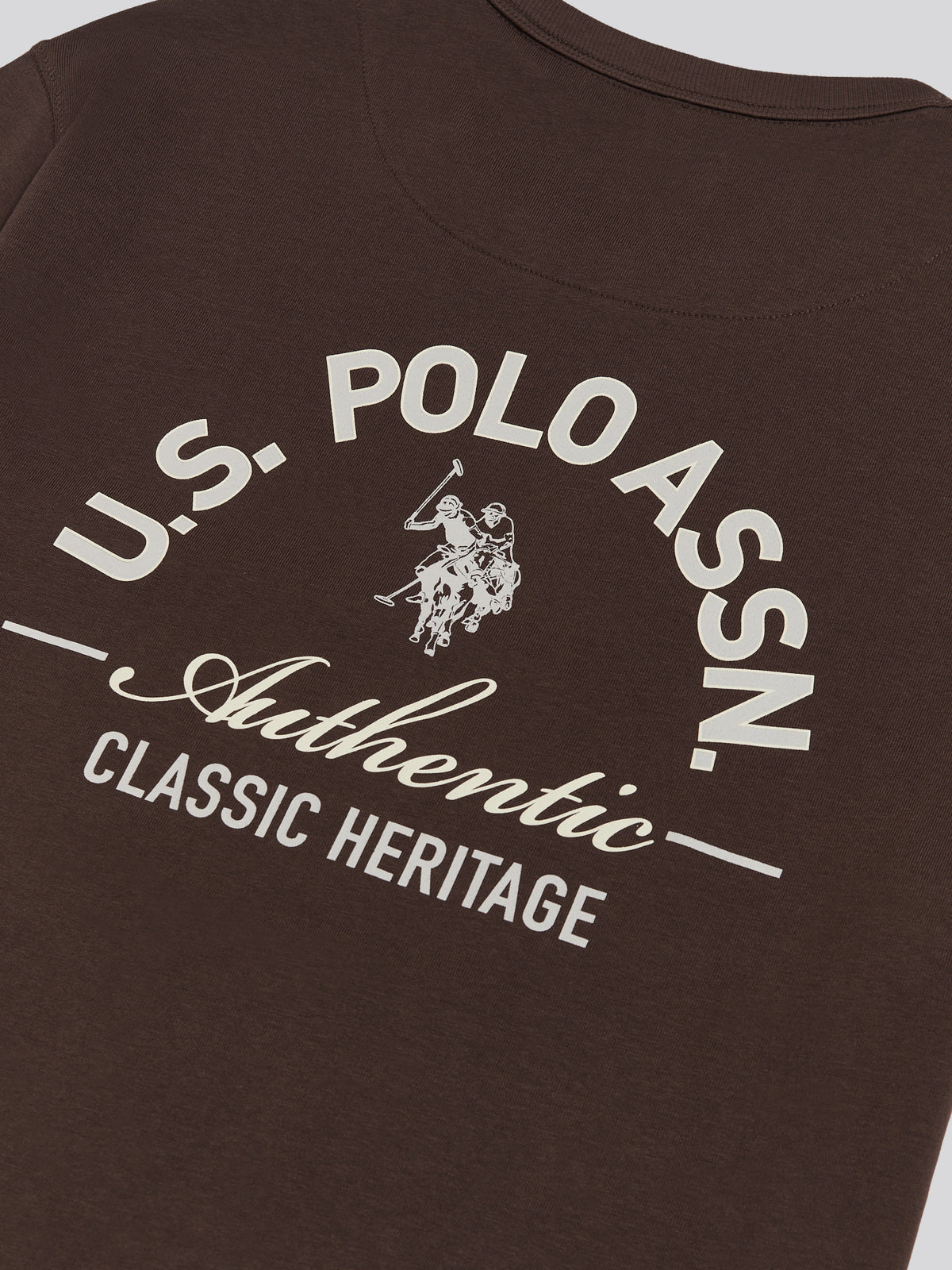 Mens Classic Heritage Front & Back Graphic T-Shirt Bracken